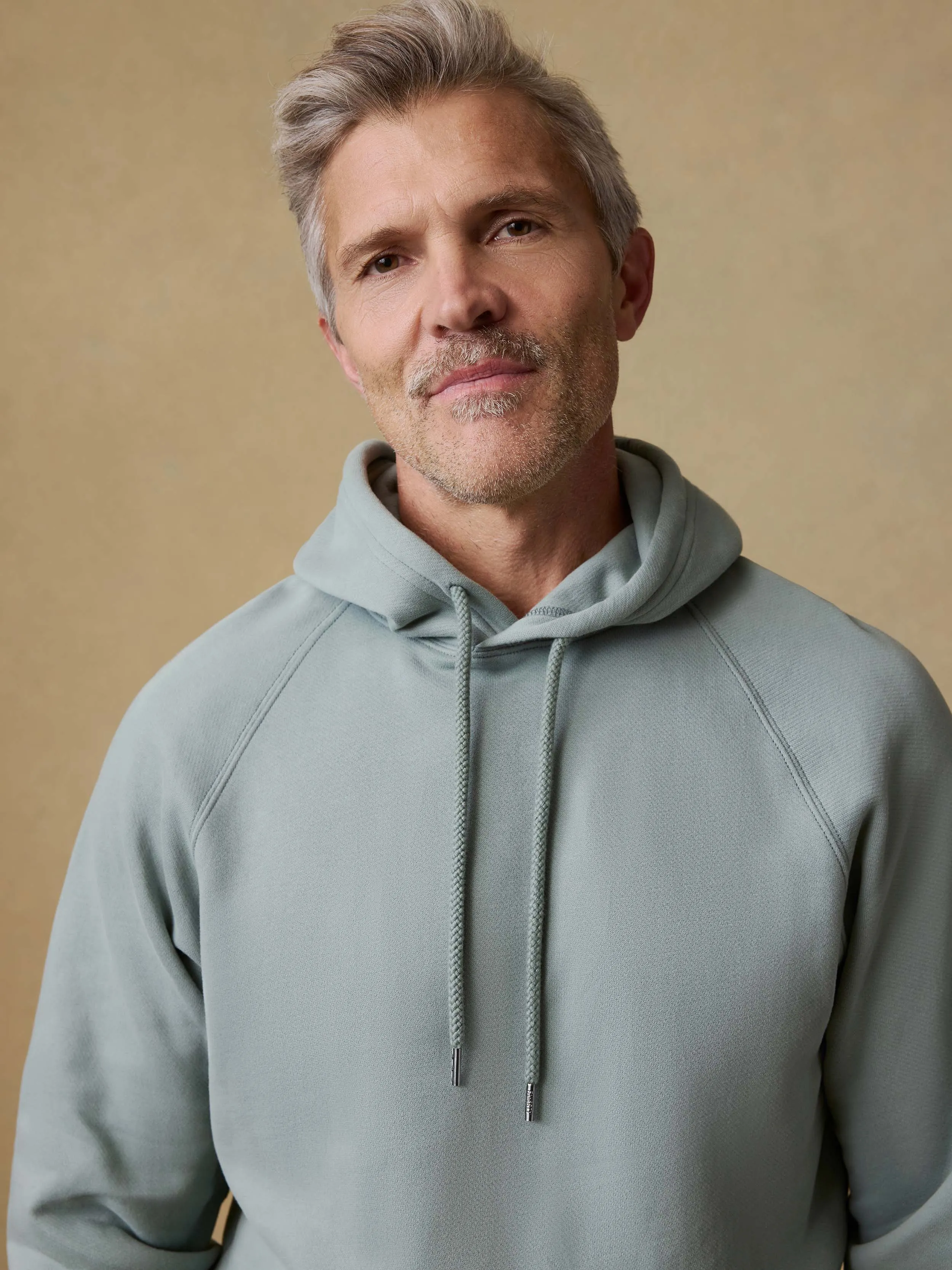 High Standard Fleece Hoodie - Aspen Green sold by Faherty product image thumbnail 5