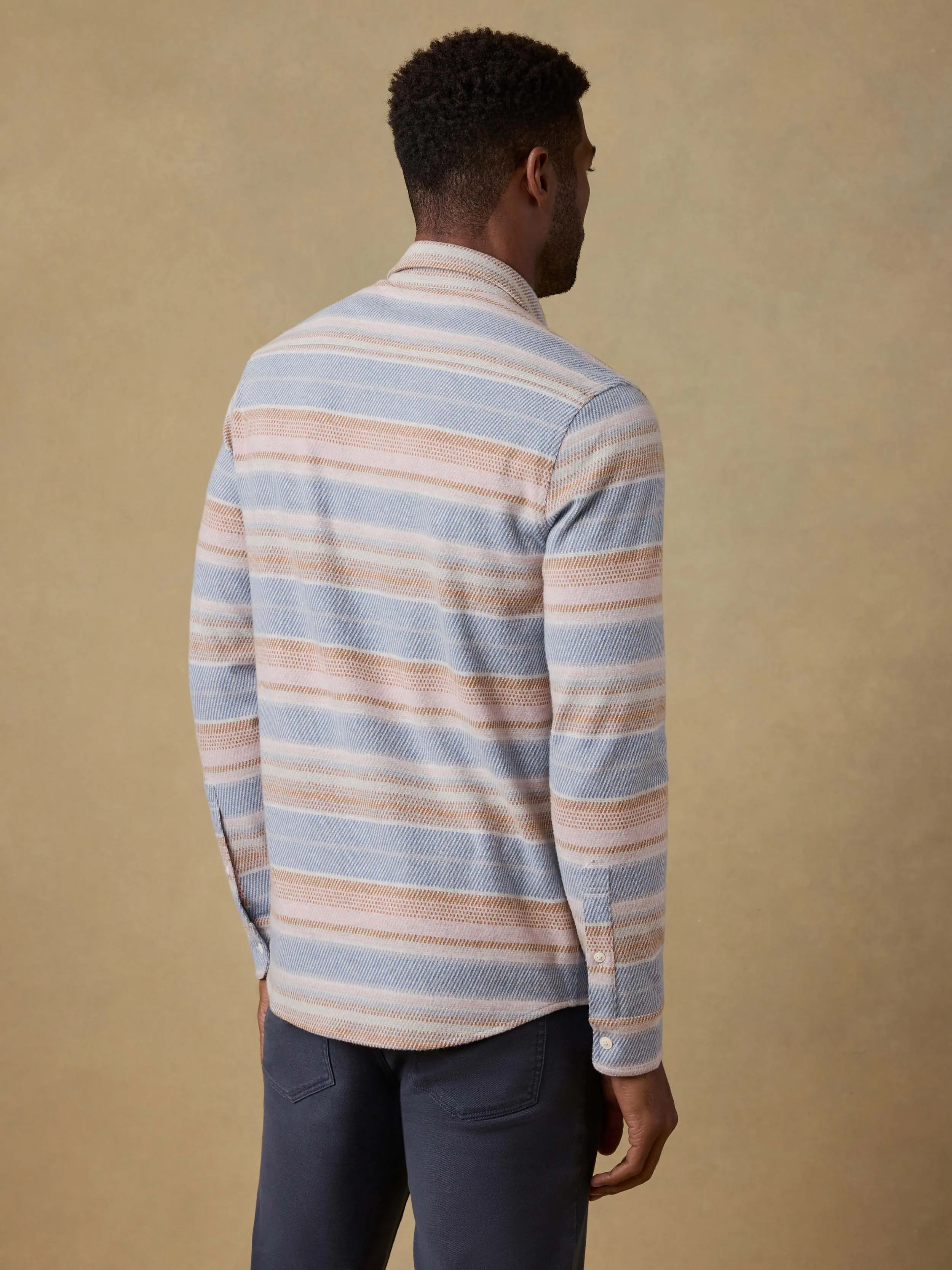 Legend™ Sweater Shirt - Isle Breeze Stripe sold by Faherty product image thumbnail 3