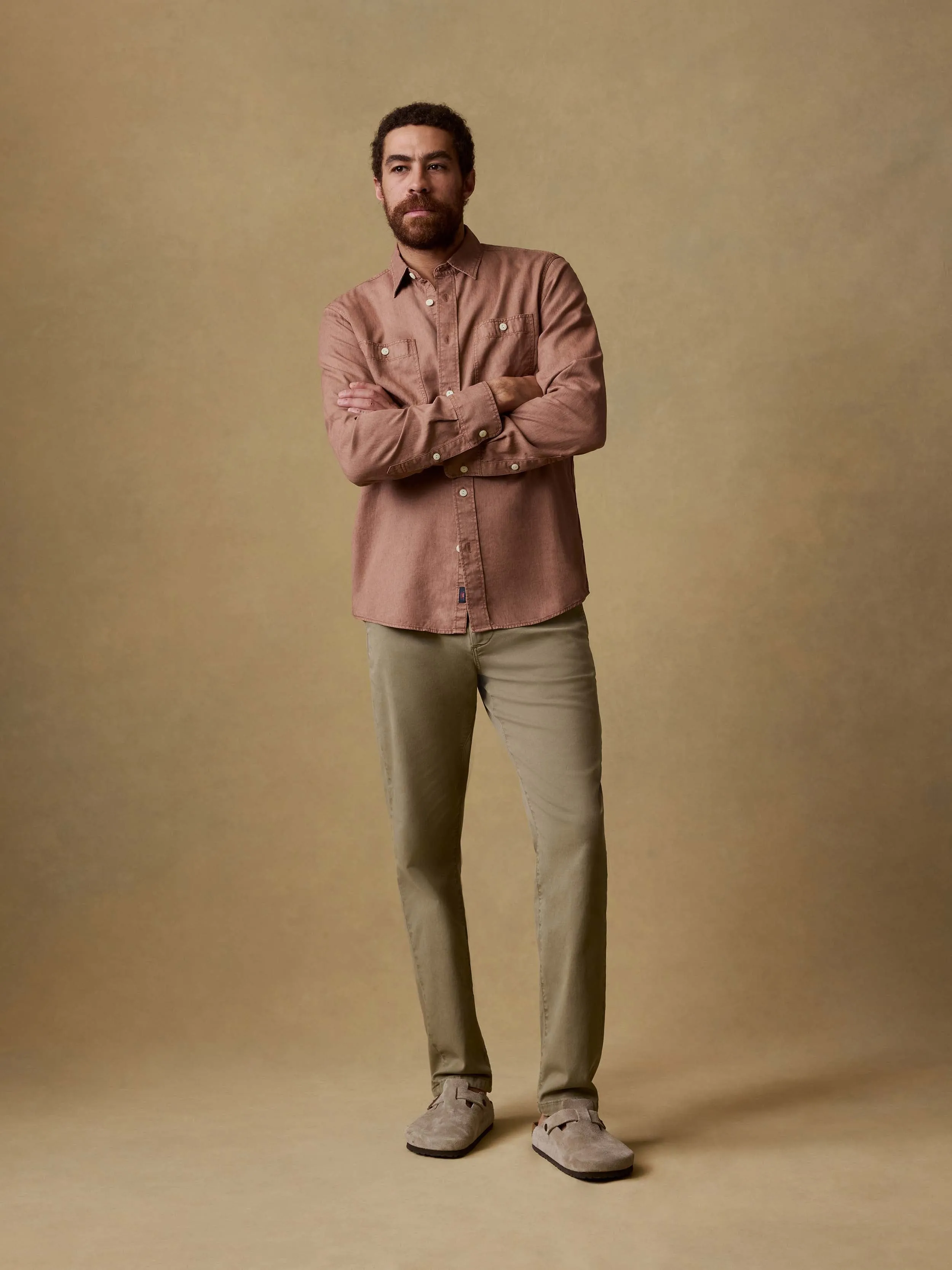 Coastline Chino - Olive Valley sold by Faherty product image thumbnail 2
