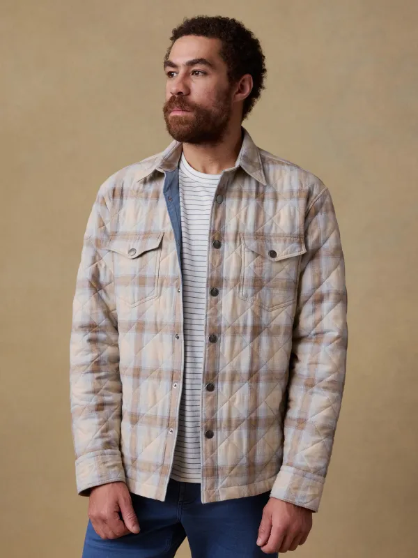 Northwoods Shirt Jacket - Boneyard Plaid sold by Faherty