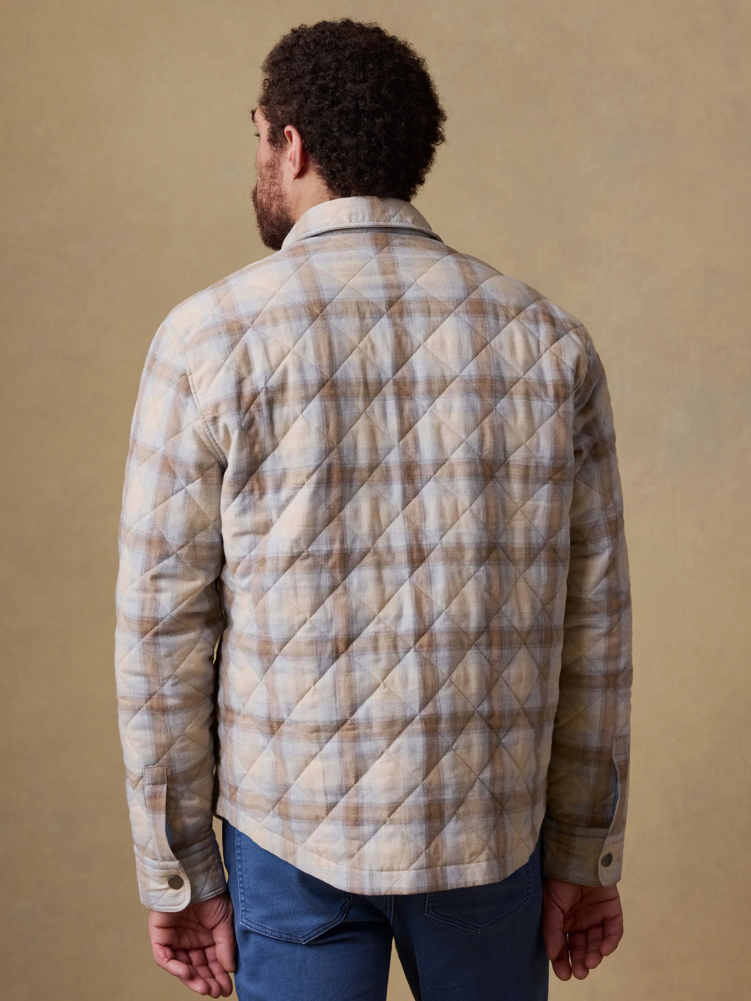 Northwoods Shirt Jacket - Boneyard Plaid sold by Faherty product image thumbnail 3