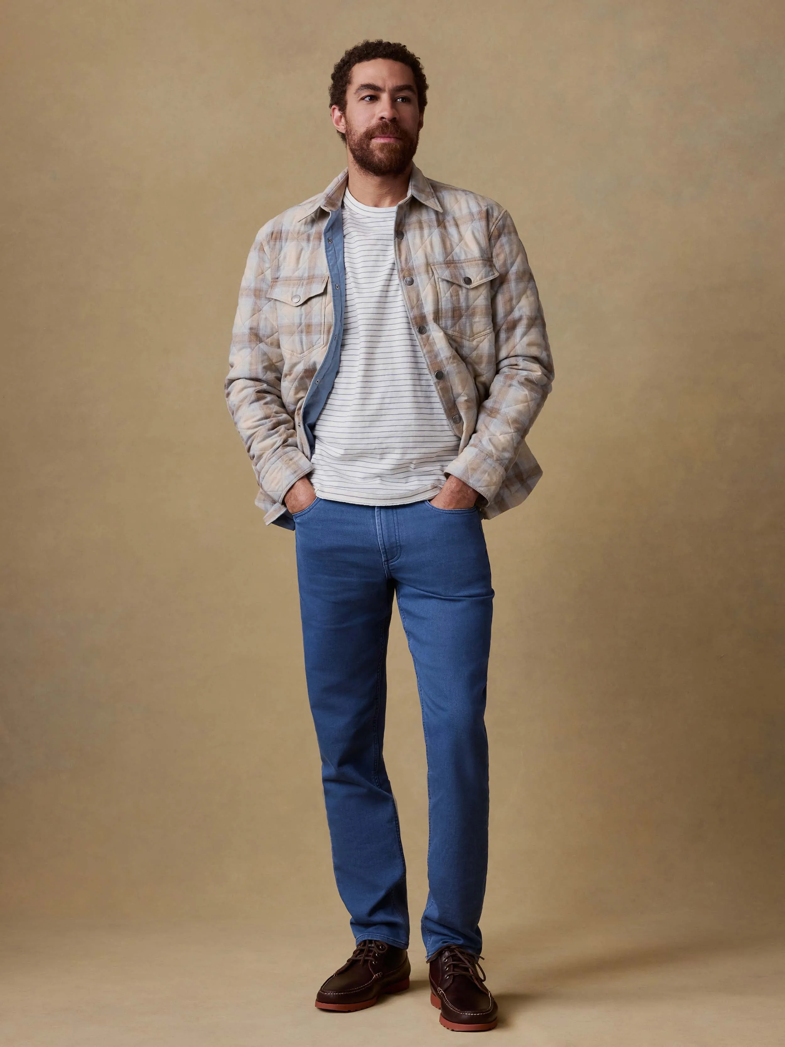 Northwoods Shirt Jacket - Boneyard Plaid sold by Faherty product image thumbnail 4