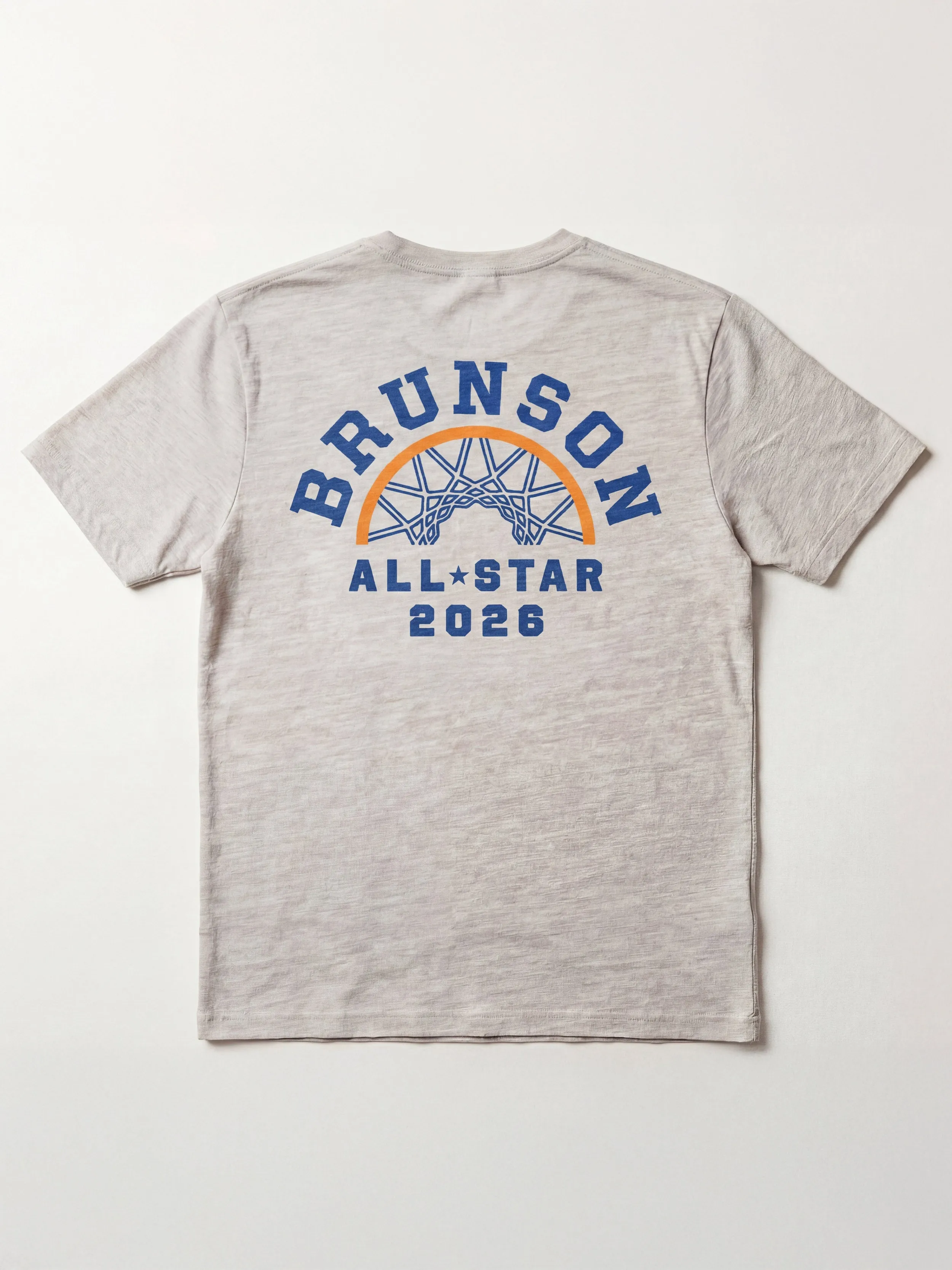 Jalen Brunson All-Star Weekend Sunwashed Tee - Island Dune Heather sold by Faherty product image thumbnail 2