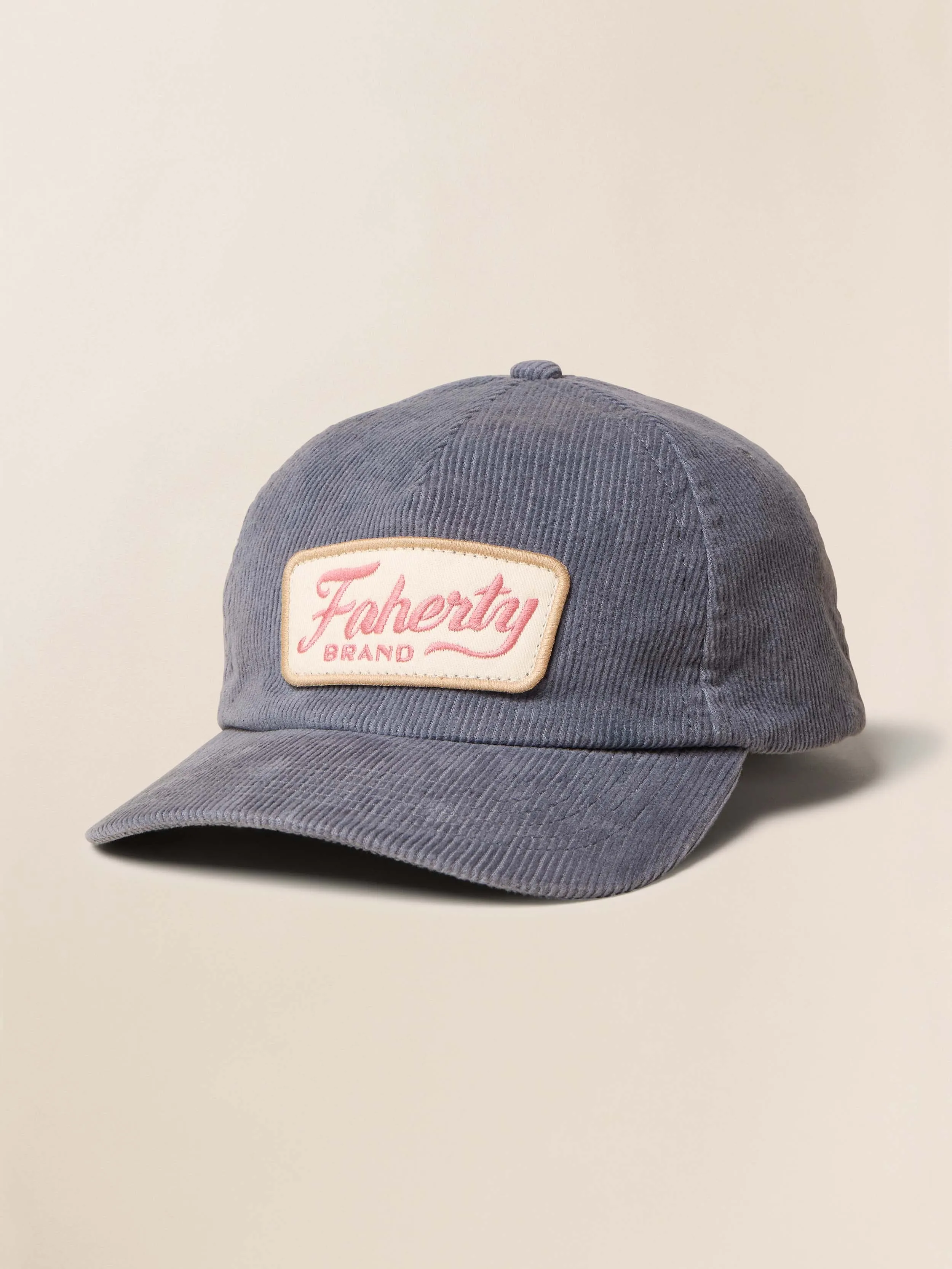 Vintage Cord Baseball Hat - Flint Sky sold by Faherty