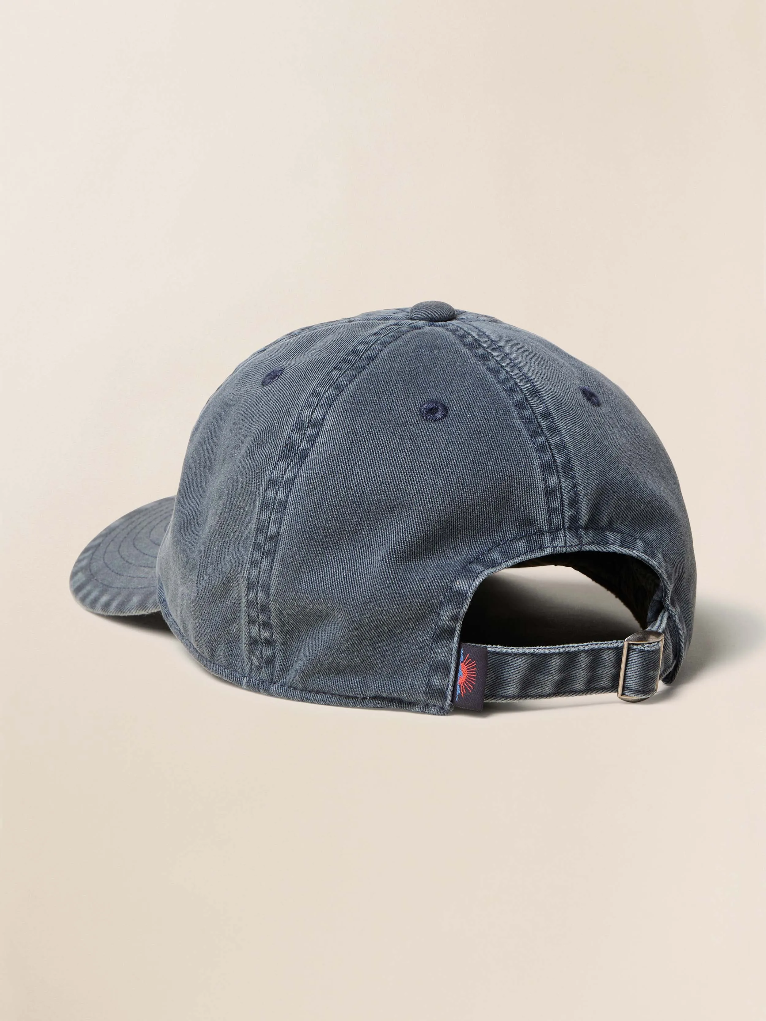 Sunwashed Twill Baseball Hat - Blue Nights sold by Faherty product image thumbnail 2