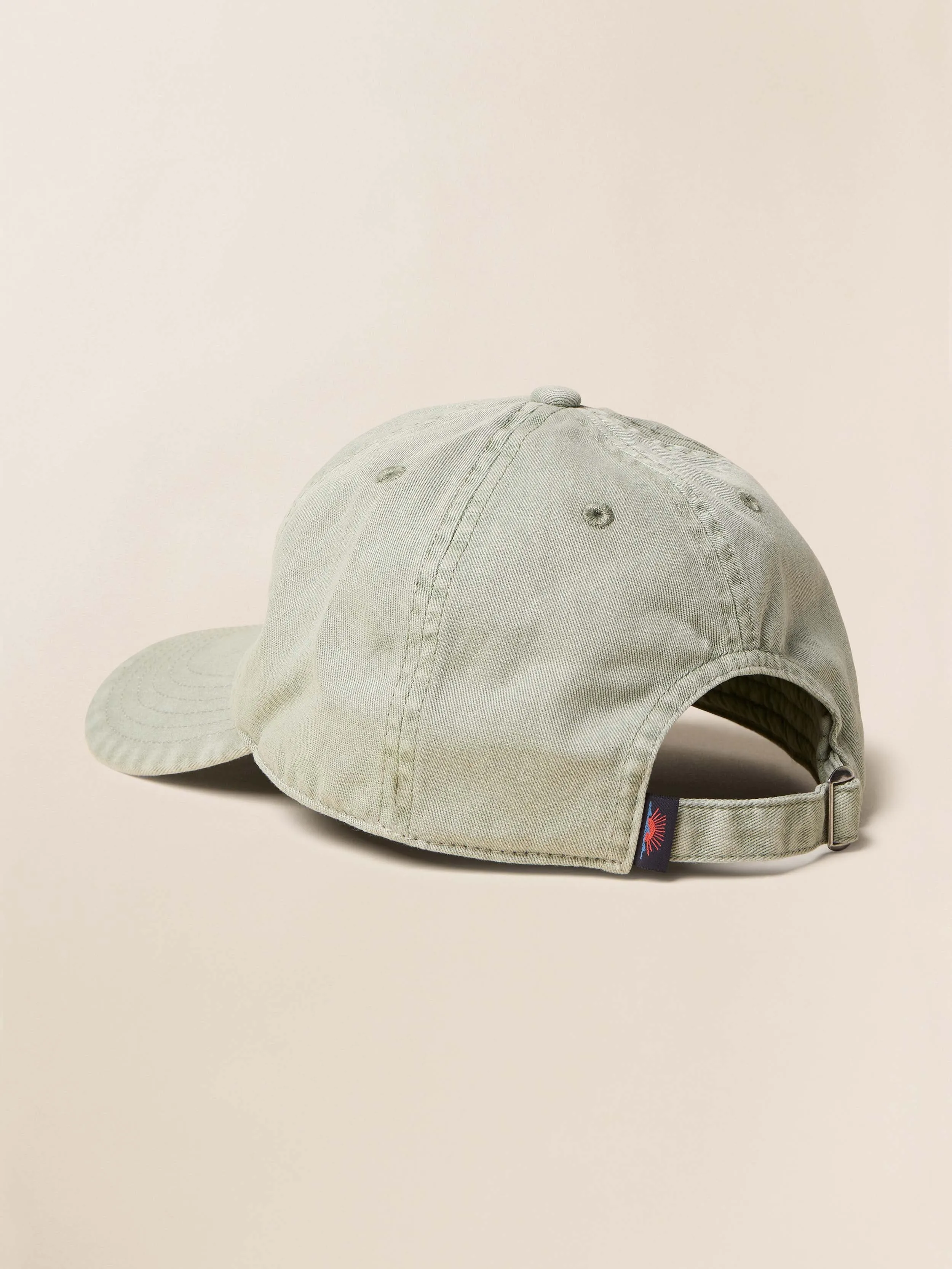Sunwashed Twill Baseball Hat - Coastal Sage sold by Faherty product image thumbnail 2