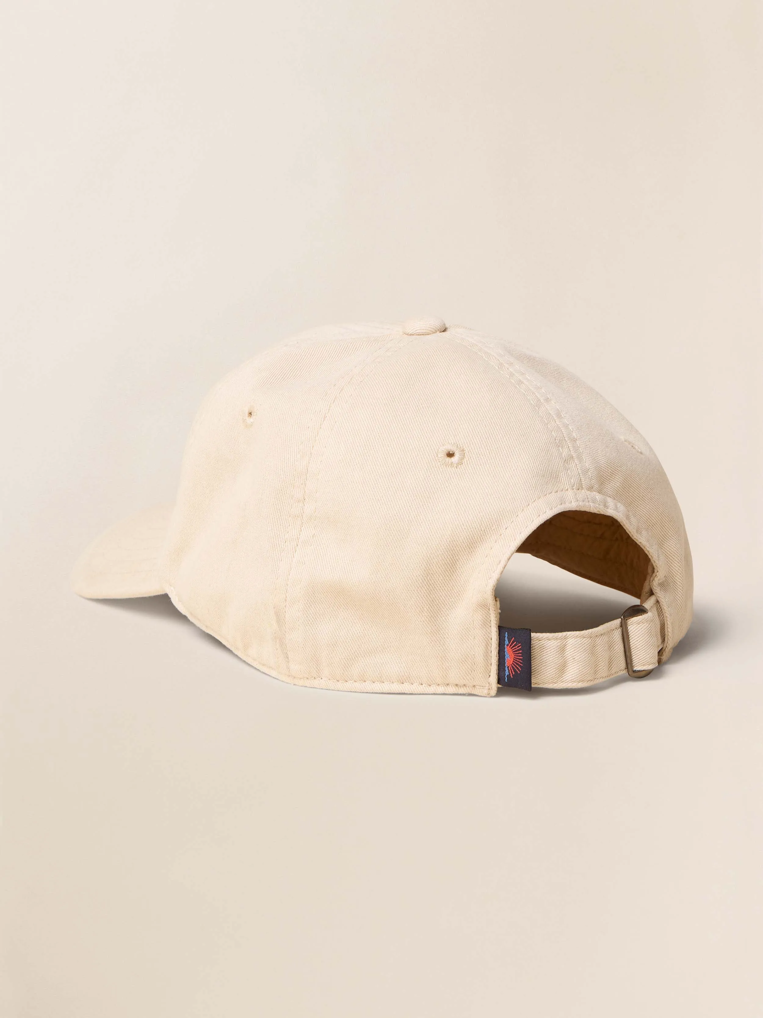 Sunwashed Twill Baseball Hat - Dusty Dune sold by Faherty product image thumbnail 2