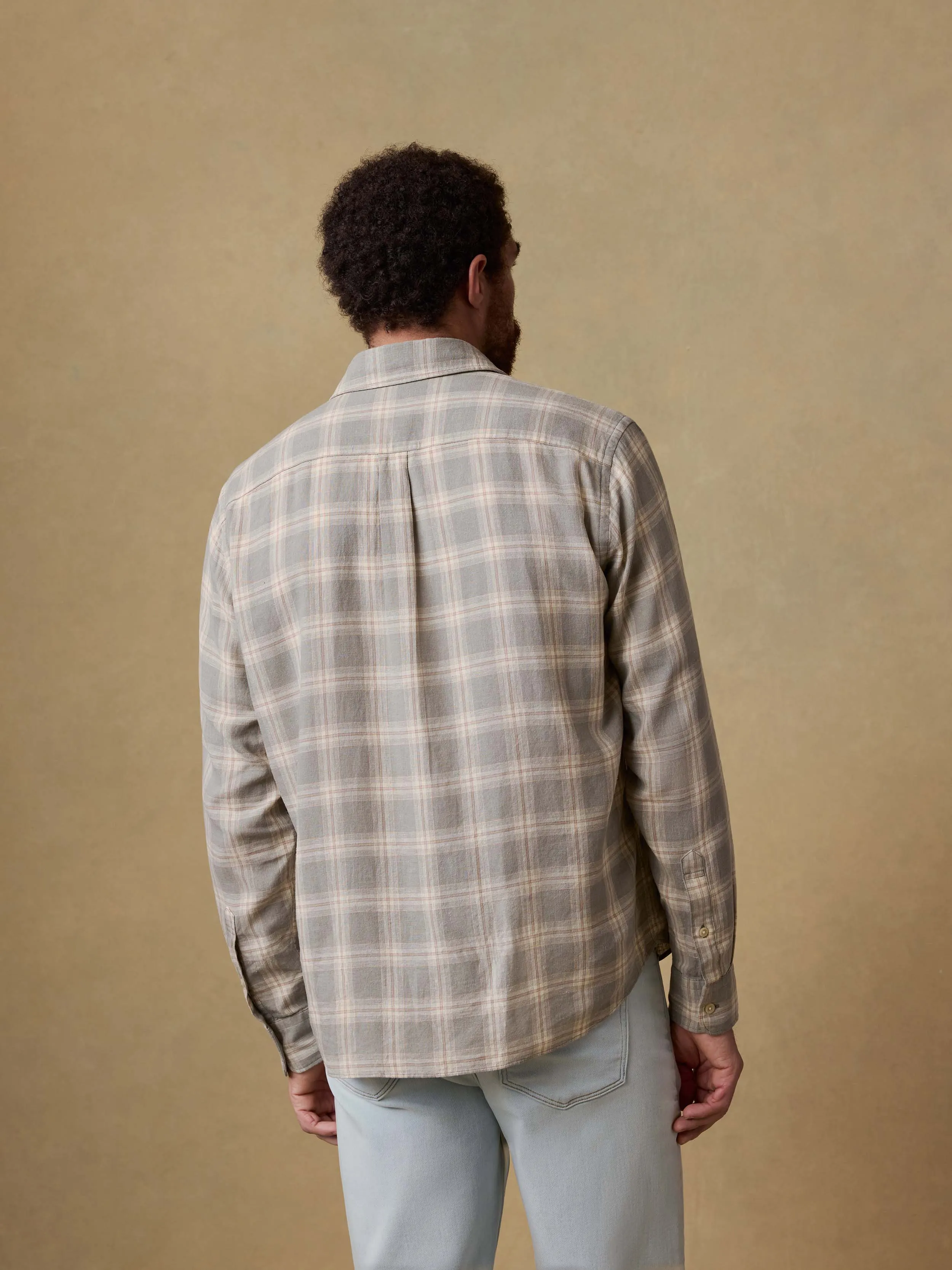 Palmetto Shirt - Shore Sage Plaid sold by Faherty product image thumbnail 5