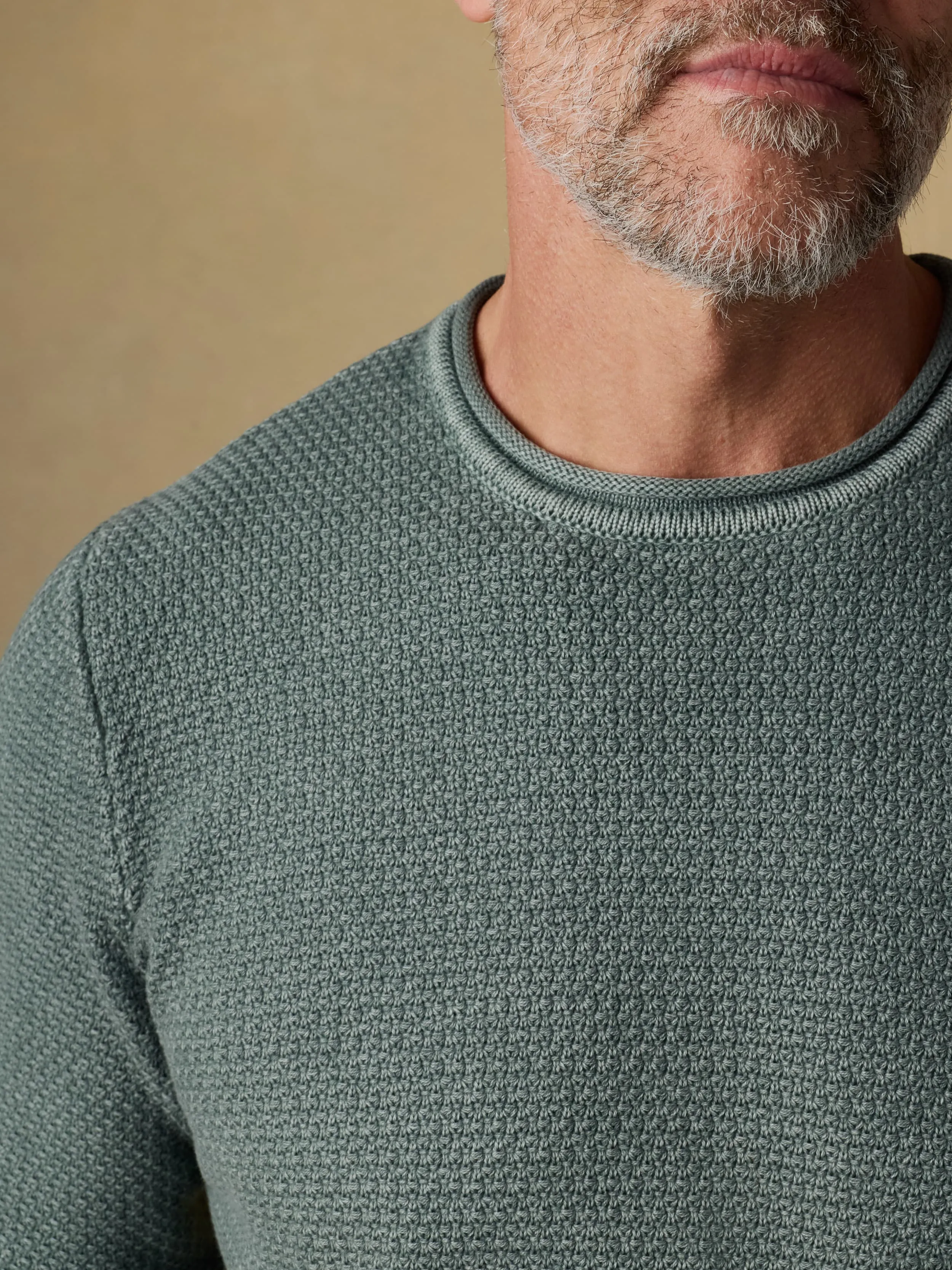 Sunwashed Dockside Sweater - Mountain Olive sold by Faherty product image thumbnail 5