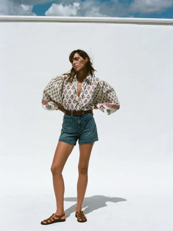 Suki Blouse - Antique Bouquet sold by Faherty