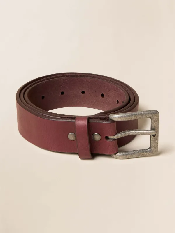 Women's Oversized Belt - Espresso sold by Faherty