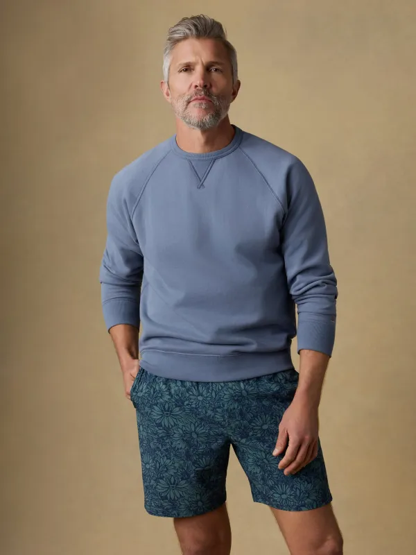 High Standard Fleece Crewneck - Flint made by Faherty
