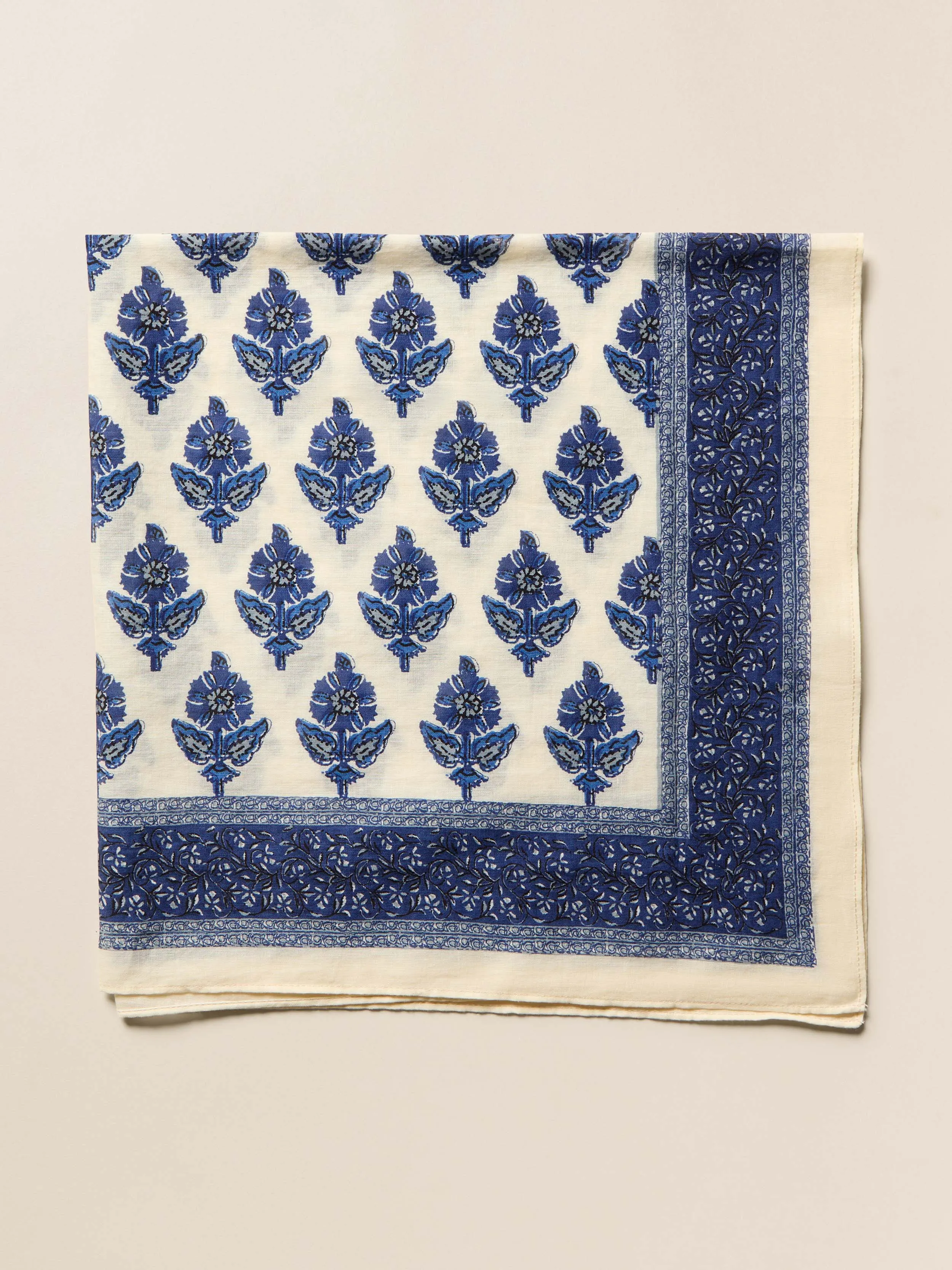 Antique Bouquet Bandana - Navy Multi sold by Faherty product image thumbnail 2