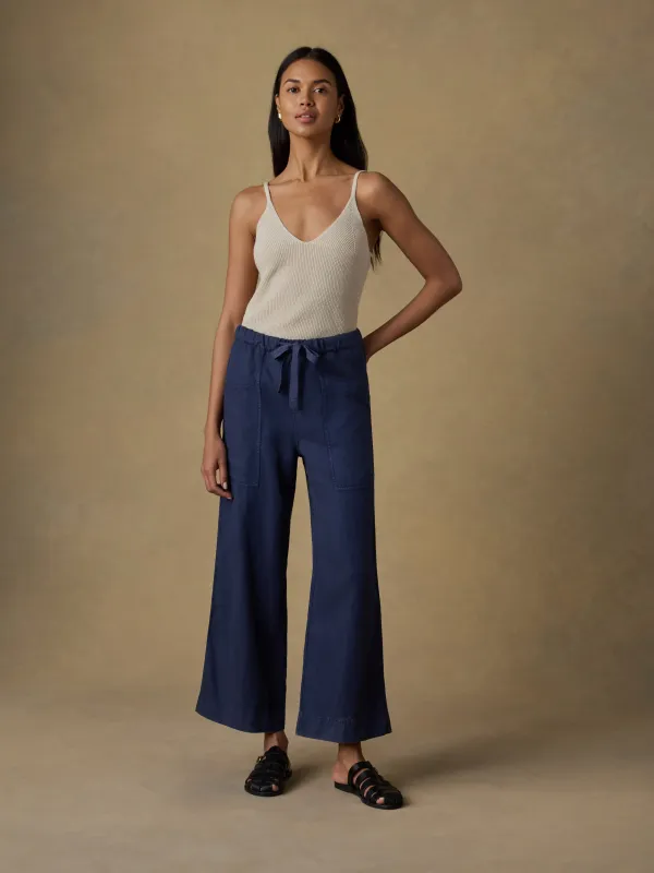 Topanga Drape Ankle Pant - Spellbound made by Faherty