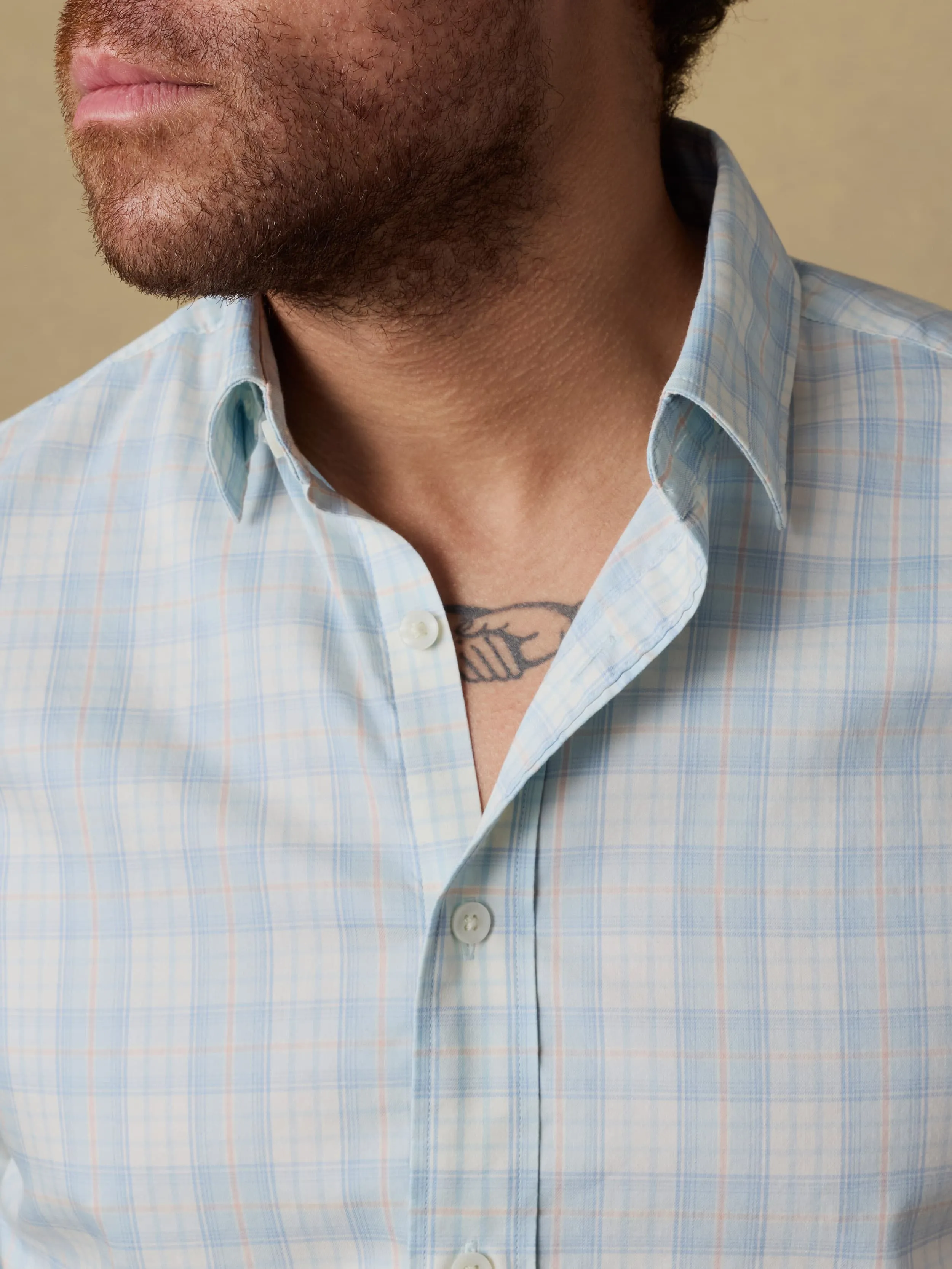 The Movement™ Shirt - Bermuda Shell Plaid sold by Faherty product image thumbnail 5
