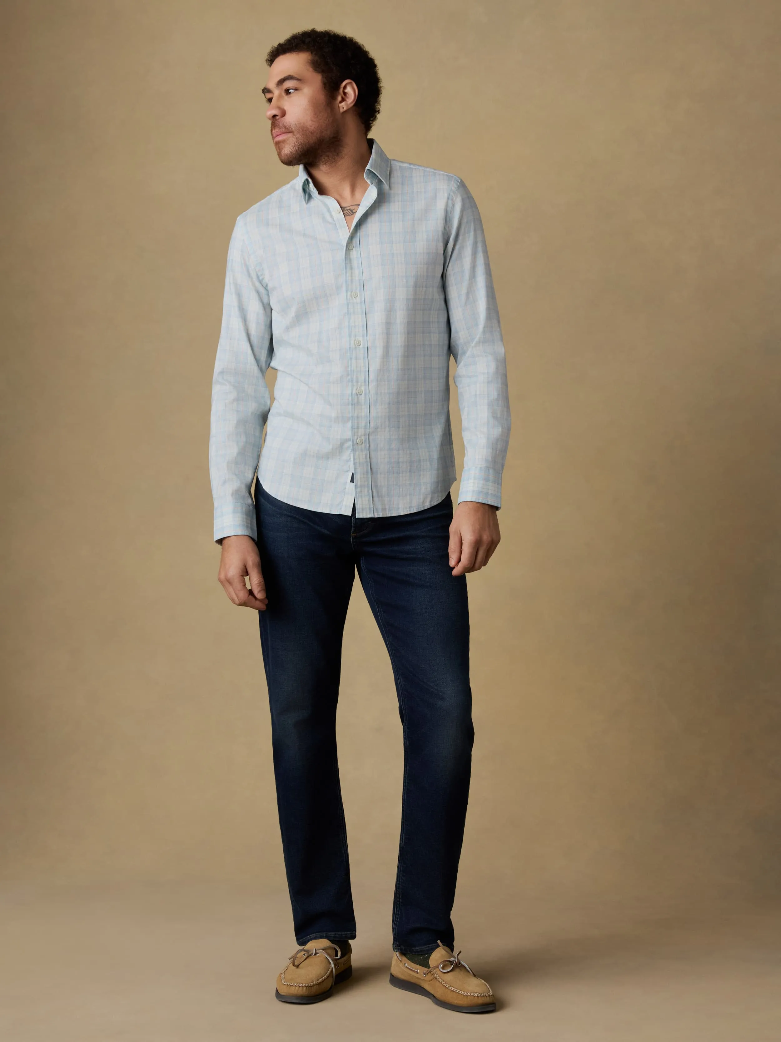 The Movement™ Shirt - Bermuda Shell Plaid sold by Faherty product image thumbnail 4