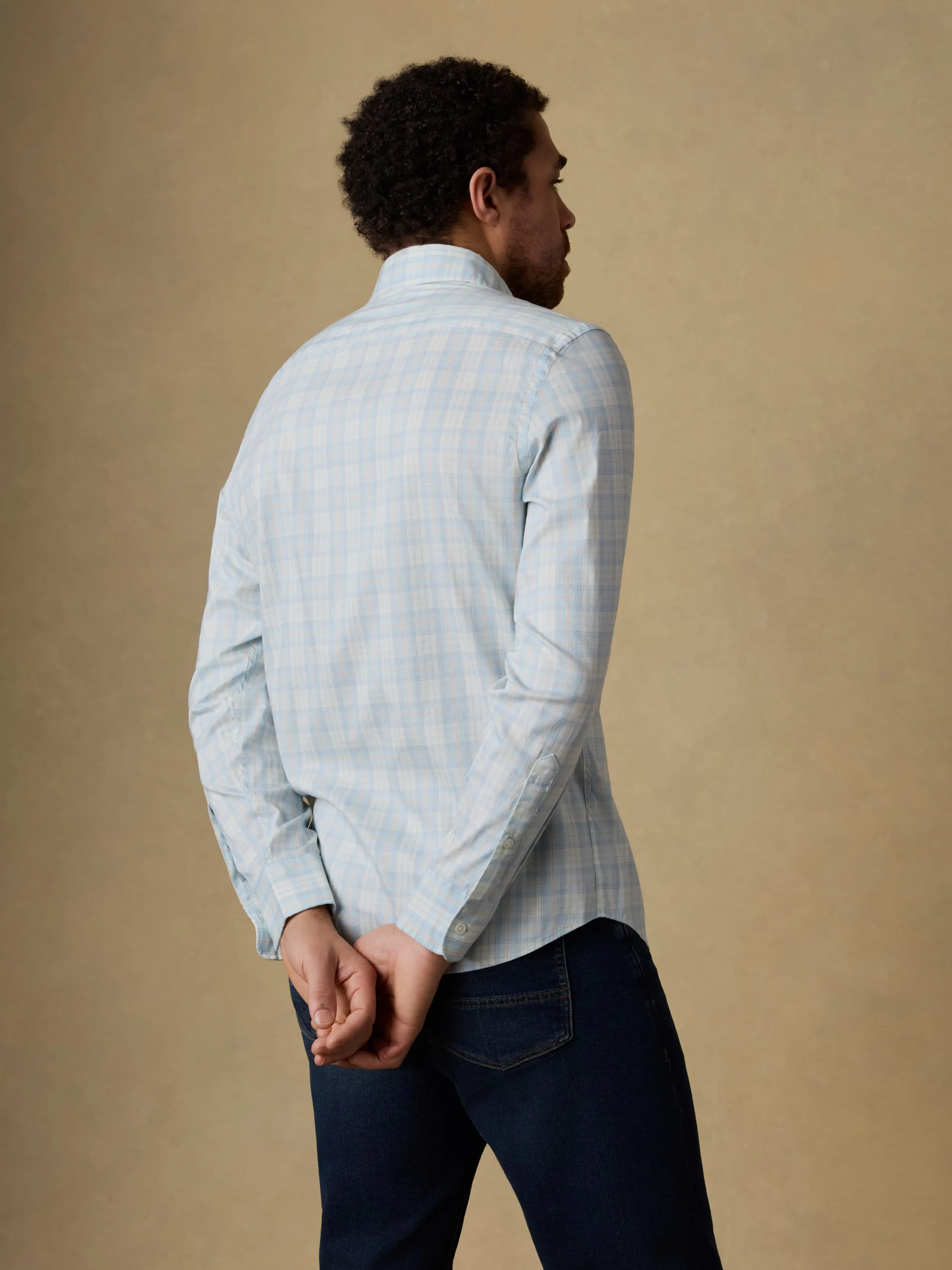 The Movement™ Shirt - Bermuda Shell Plaid sold by Faherty product image thumbnail 3