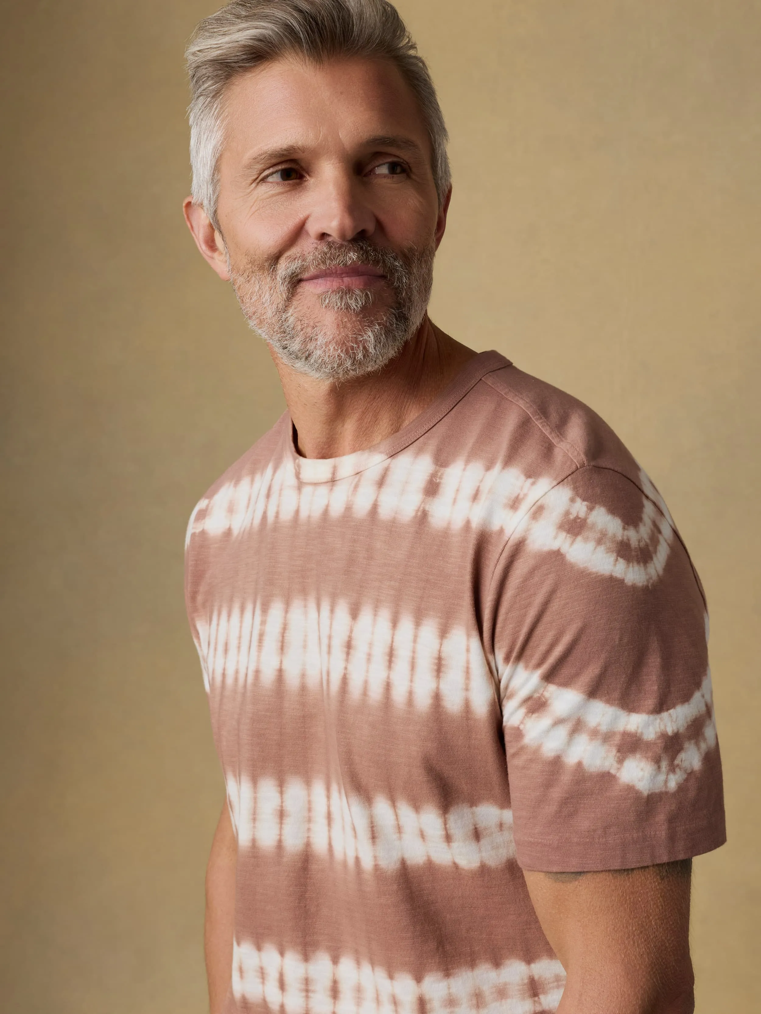 Sunwashed Regenerative Tee - Red Ravine Tie Dye sold by Faherty product image thumbnail 2