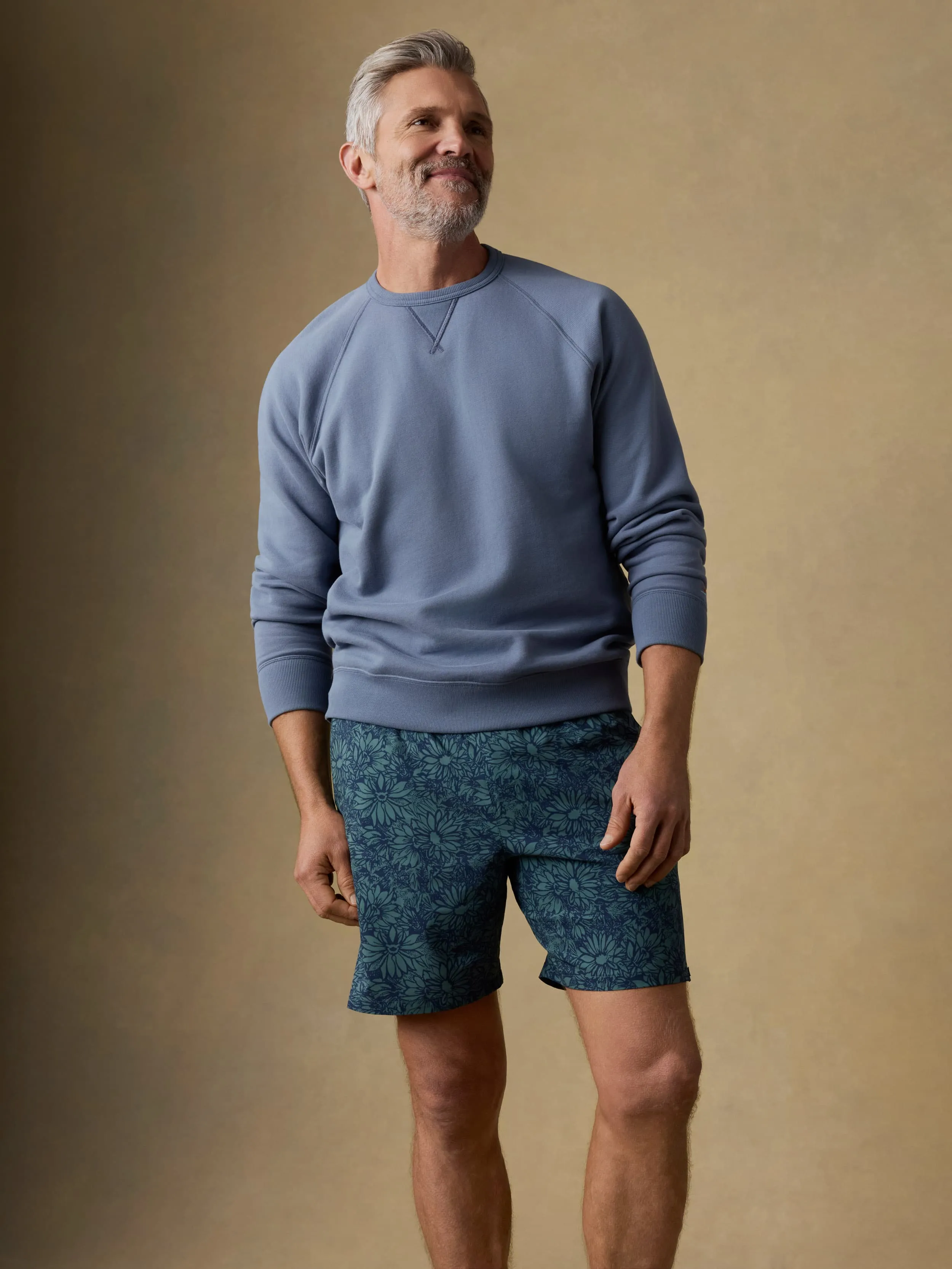 Shorelite Trunk (7") - Spruce Marsh Floral sold by Faherty