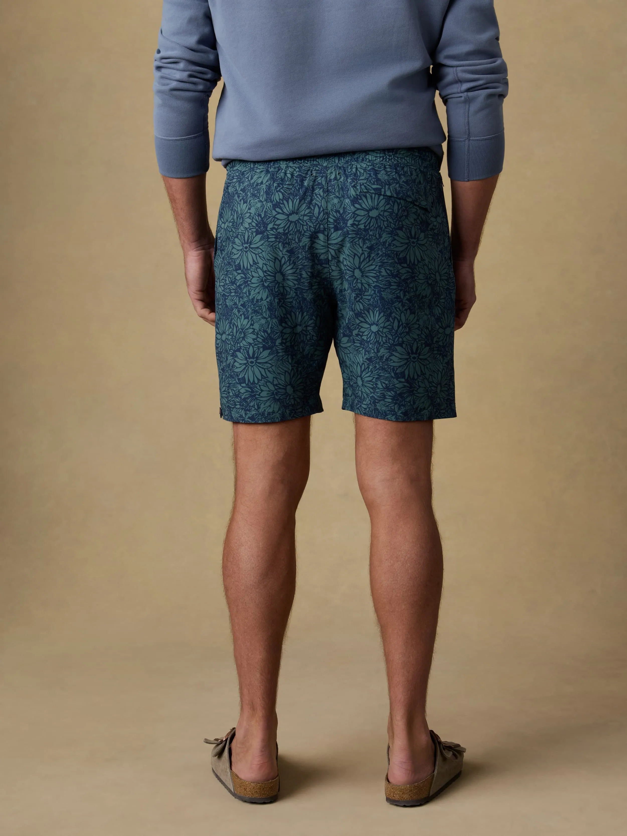 Shorelite Trunk (7") - Spruce Marsh Floral sold by Faherty product image thumbnail 3