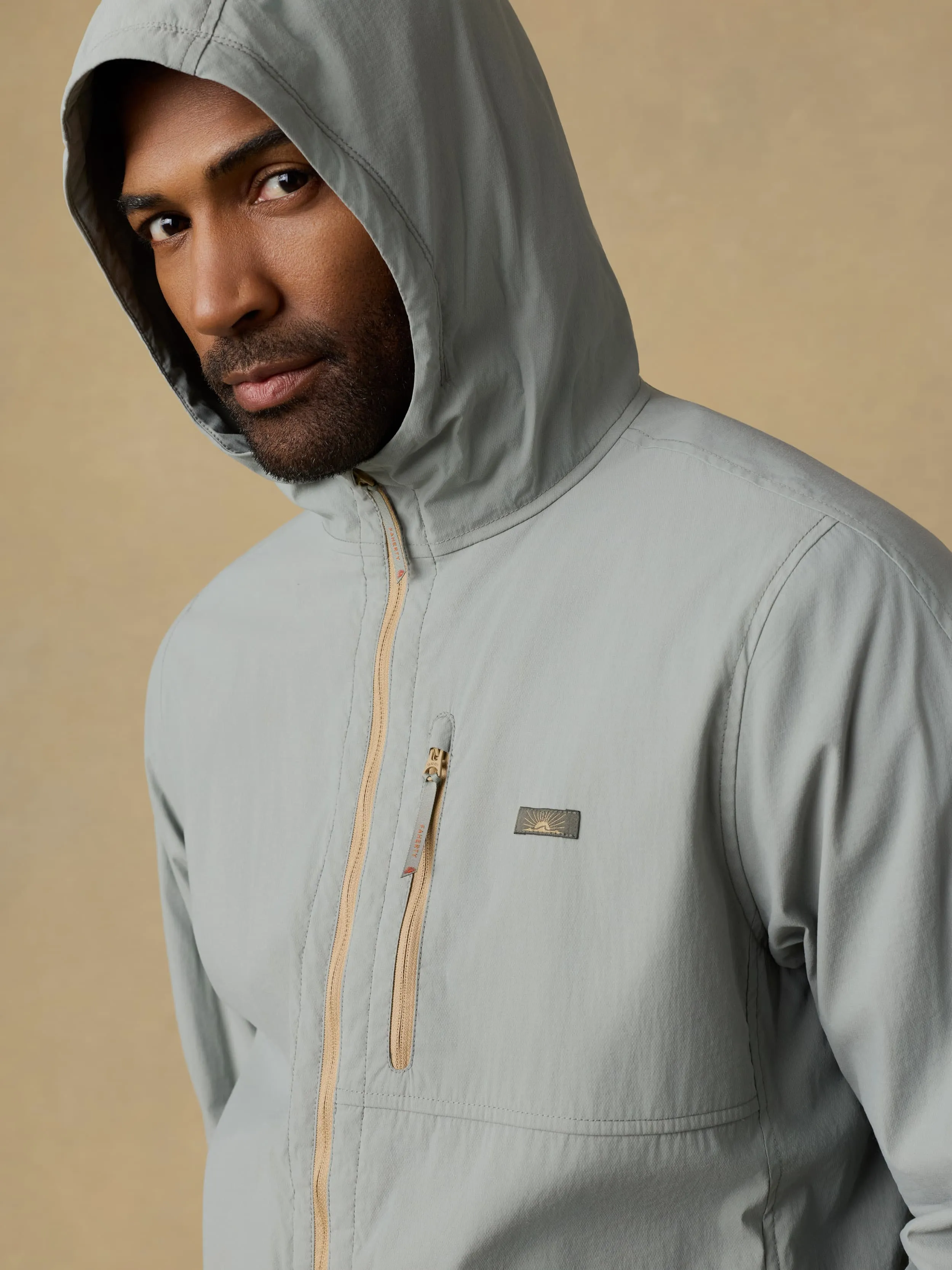 Shorelite Zephyr Jacket - Coastal Sage sold by Faherty product image thumbnail 2