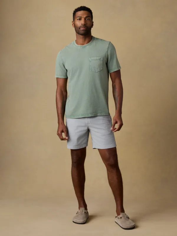 Reserve Chino Short - Rocky Grey made by Faherty
