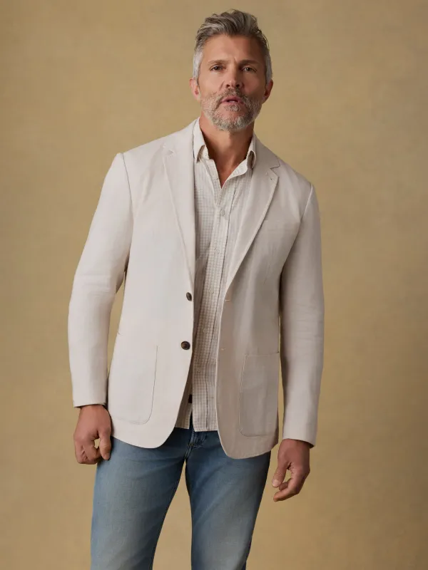 Movement™ Linen Blazer - Dorset Sand sold by Faherty