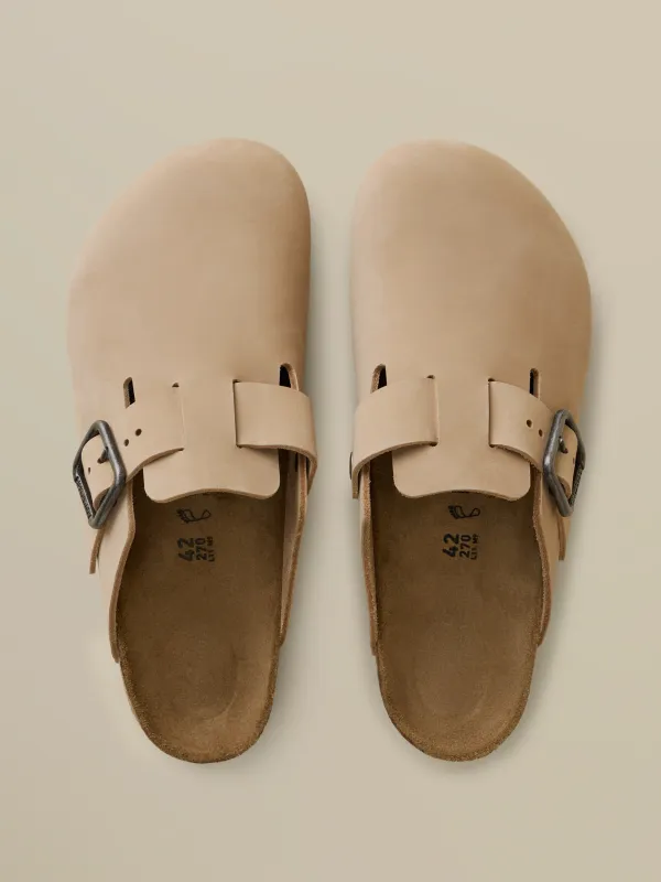 Birkenstock + Faherty Boston Wire Buckle - Sandcastle sold by Faherty
