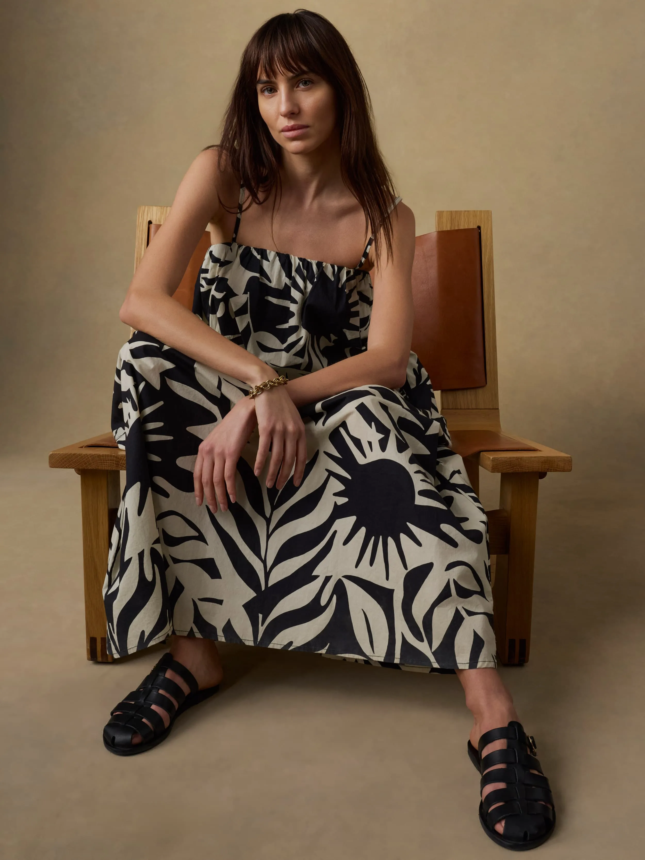 Coastal Poplin Kaua Dress - Garden Sonata sold by Faherty product image thumbnail 4