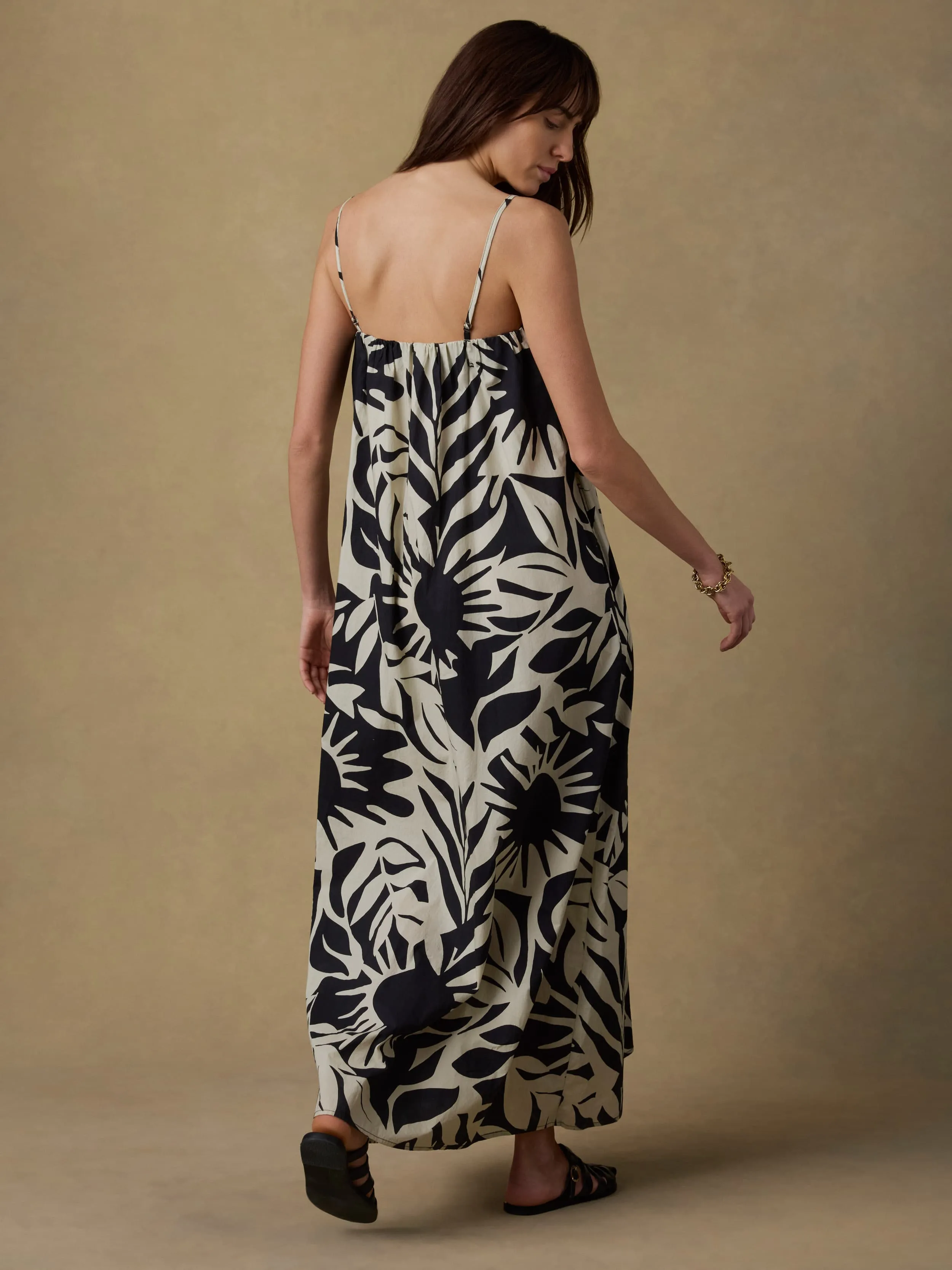 Coastal Poplin Kaua Dress - Garden Sonata sold by Faherty product image thumbnail 5