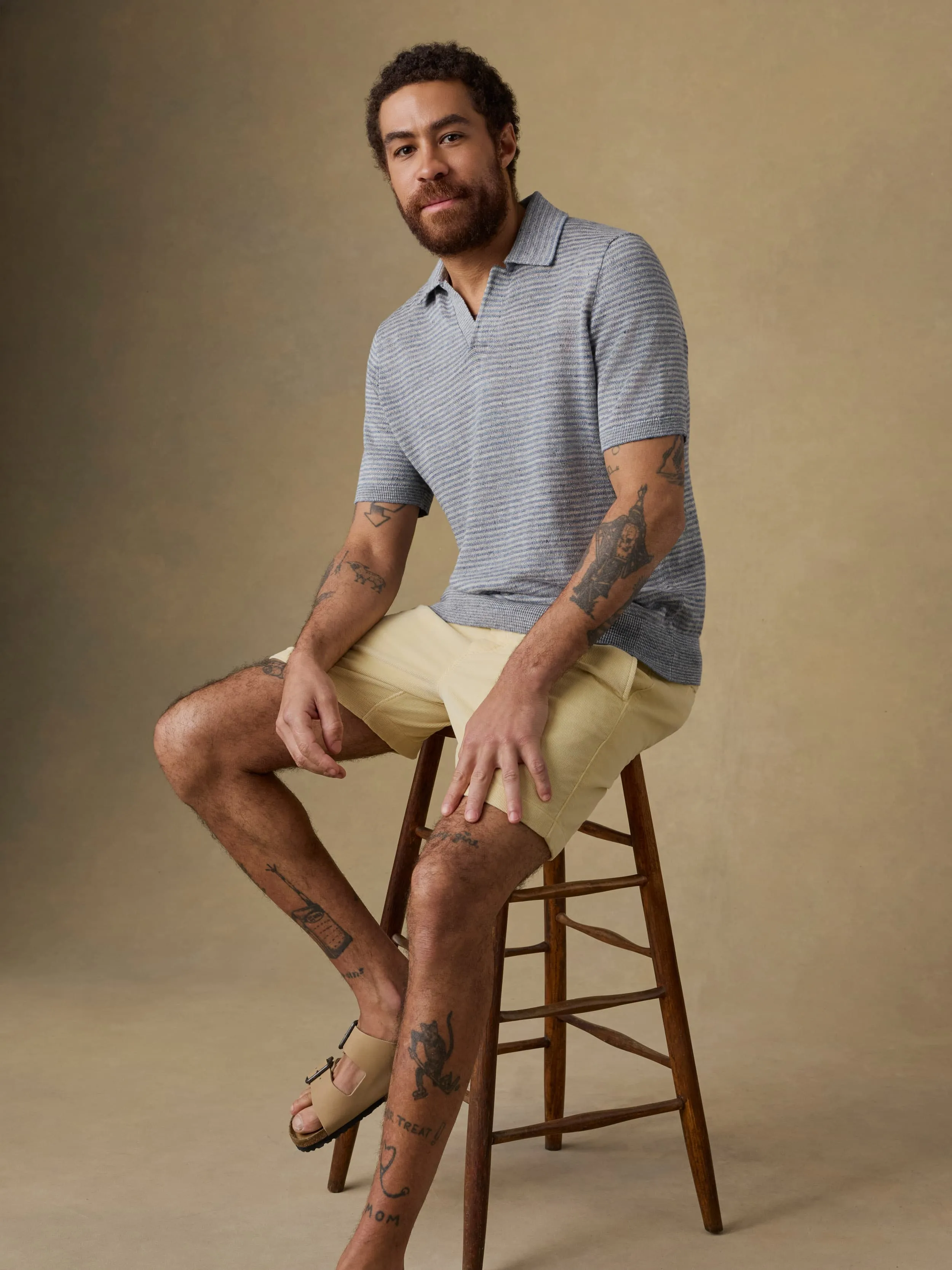 Essential Corduroy Short - Faded Sun sold by Faherty product image thumbnail 2