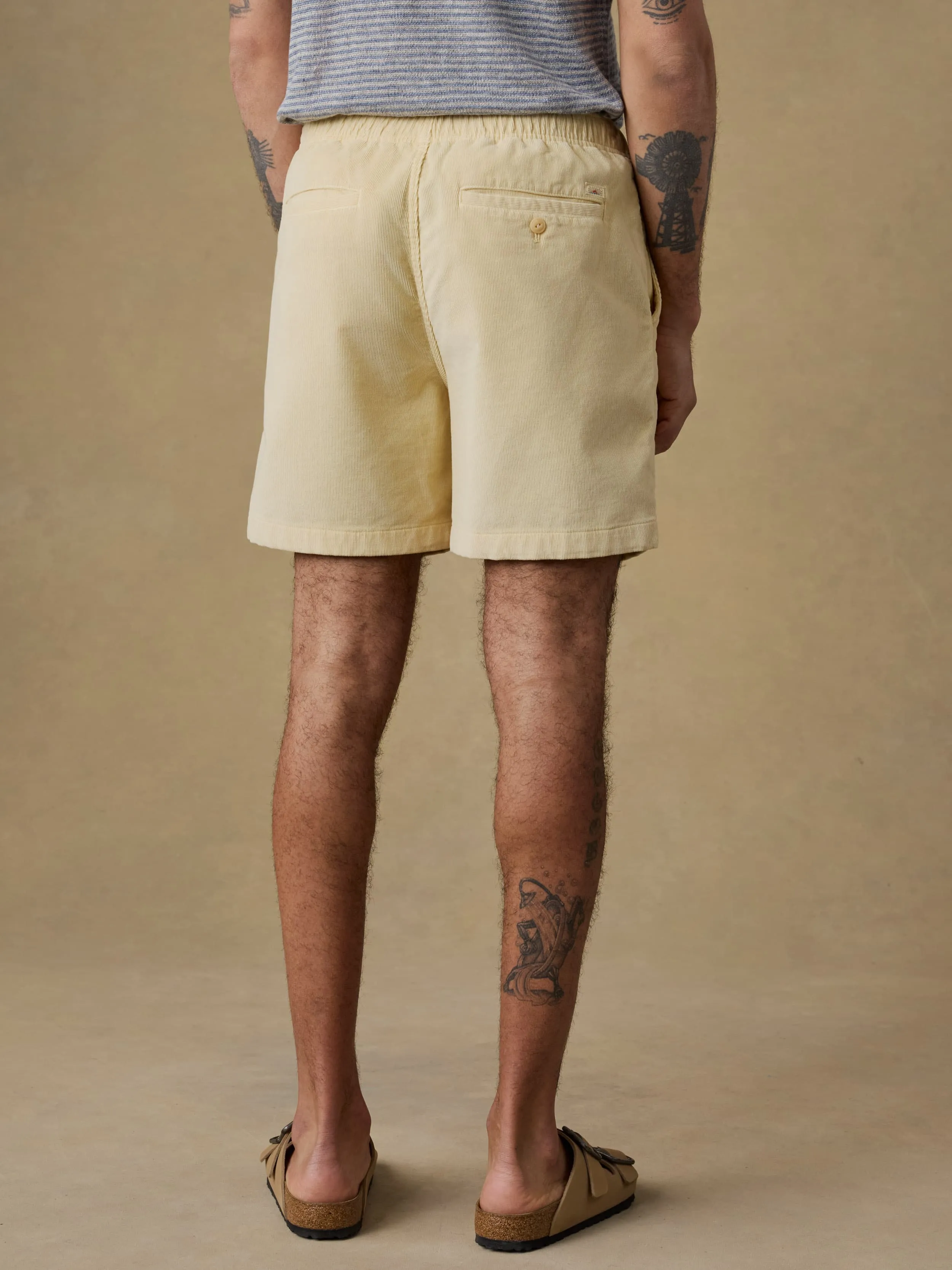 Essential Corduroy Short - Faded Sun sold by Faherty product image thumbnail 3