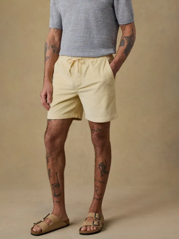 Essential Corduroy Short - Faded Sun made by Faherty