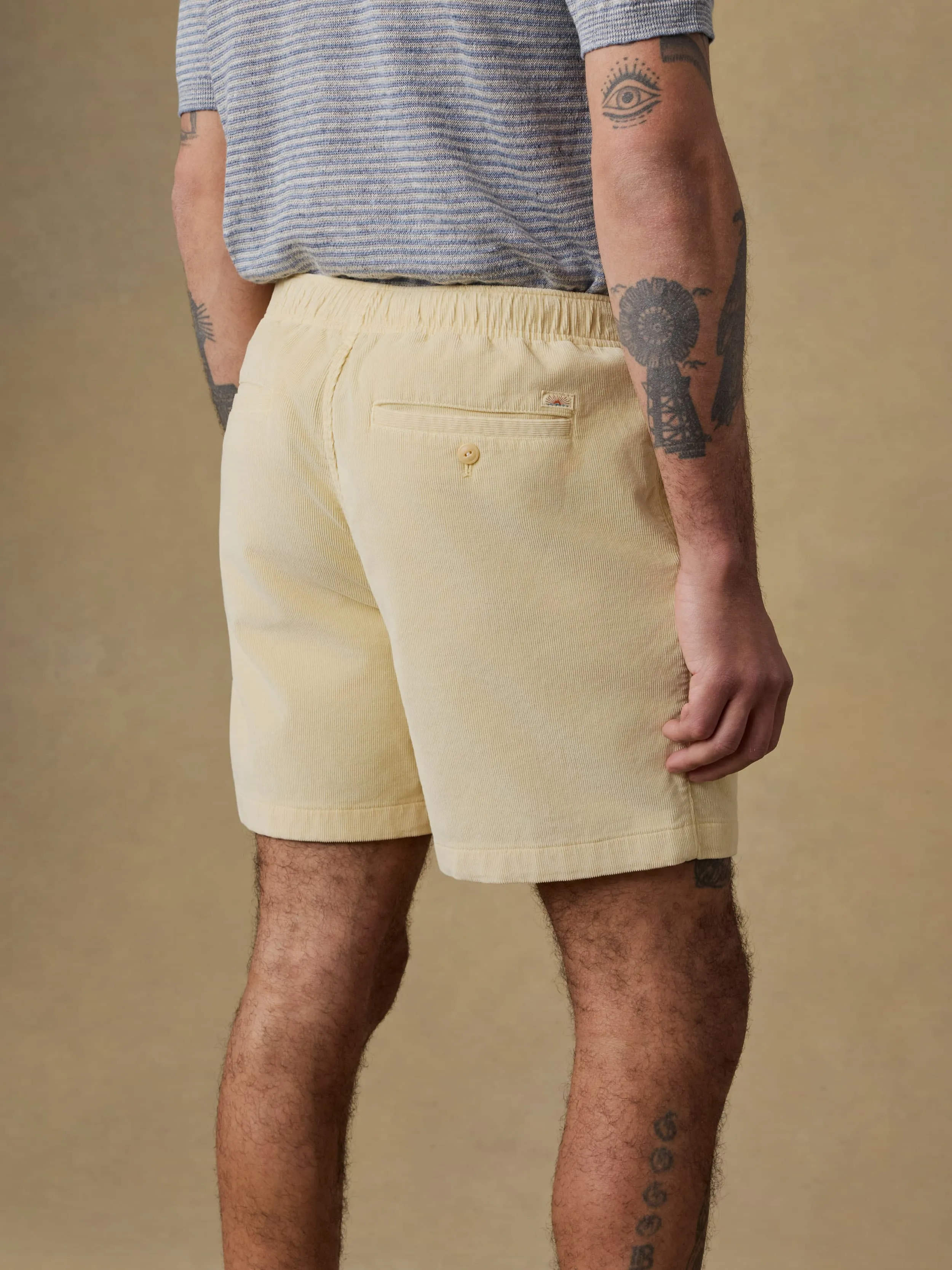 Essential Corduroy Short - Faded Sun sold by Faherty product image thumbnail 5
