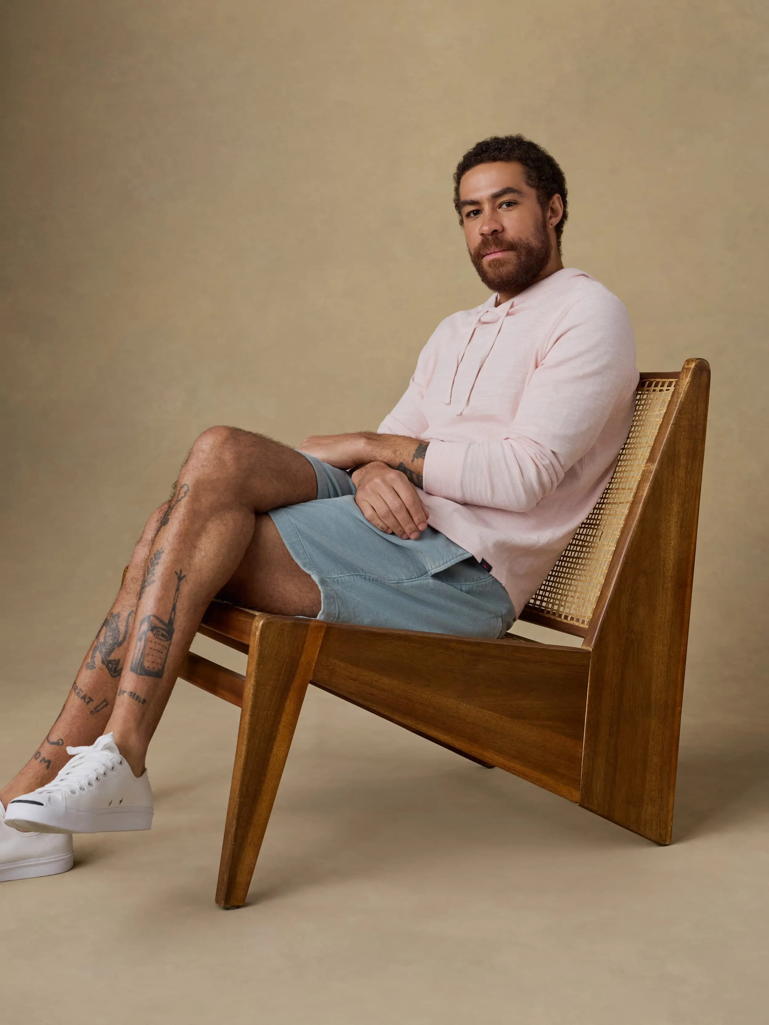 Sunwashed Organic Hoodie - Rose Bliss sold by Faherty product image thumbnail 2