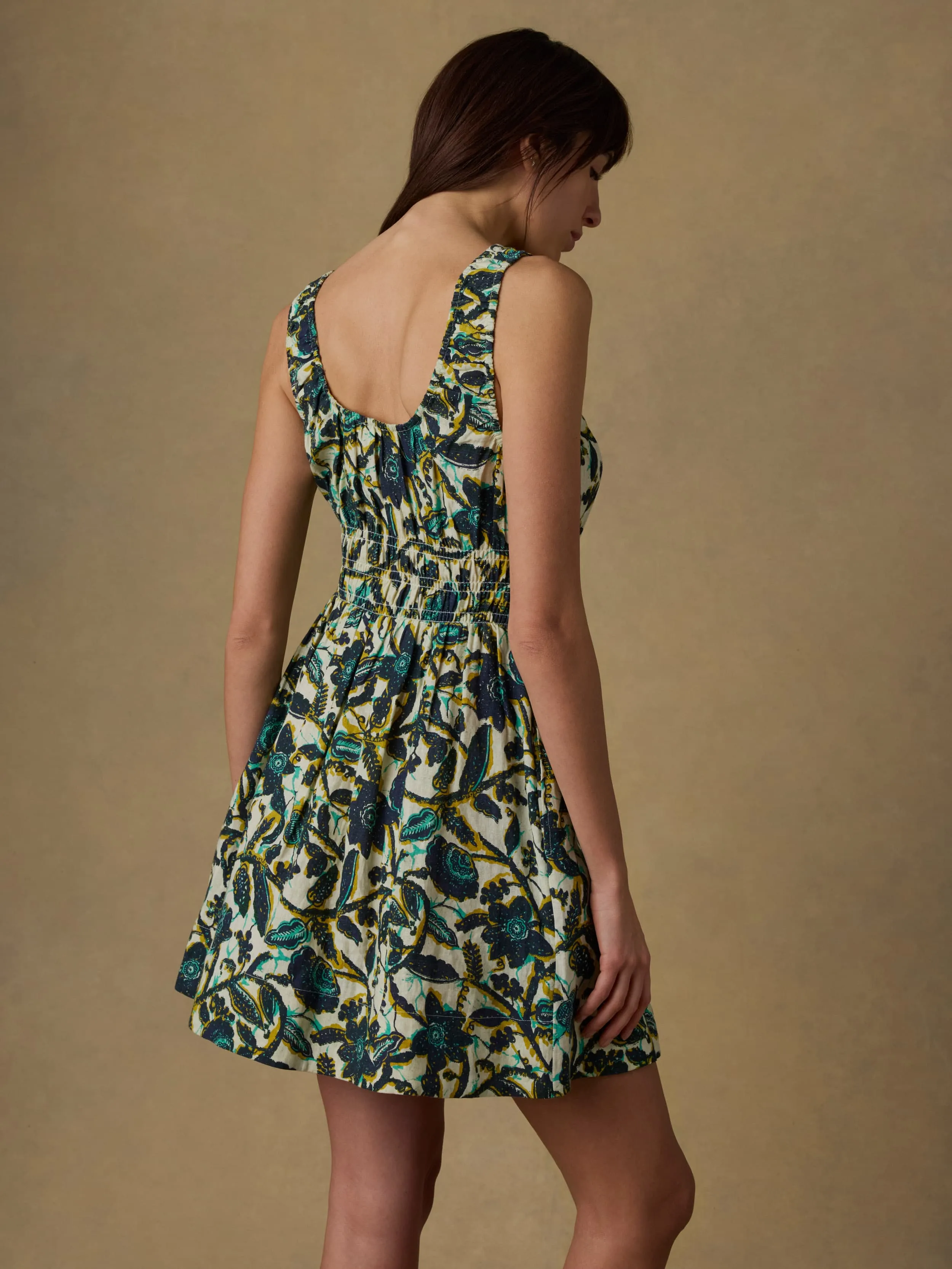 Montecito Linen Mini Dress - Tropics sold by Faherty product image thumbnail 3