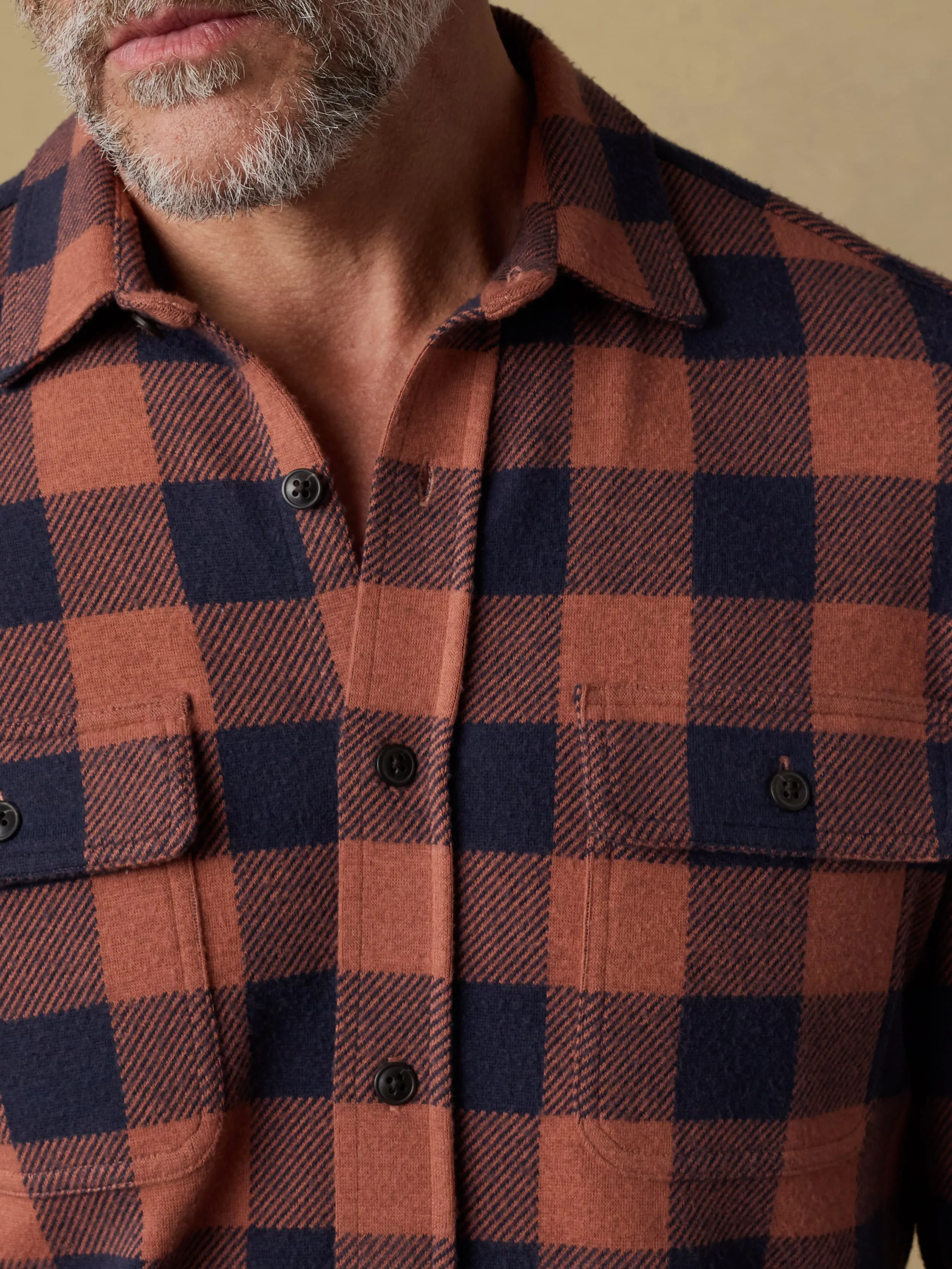 Legend™ Sweater Shirt - Sedona Twilight Buffalo sold by Faherty product image thumbnail 5