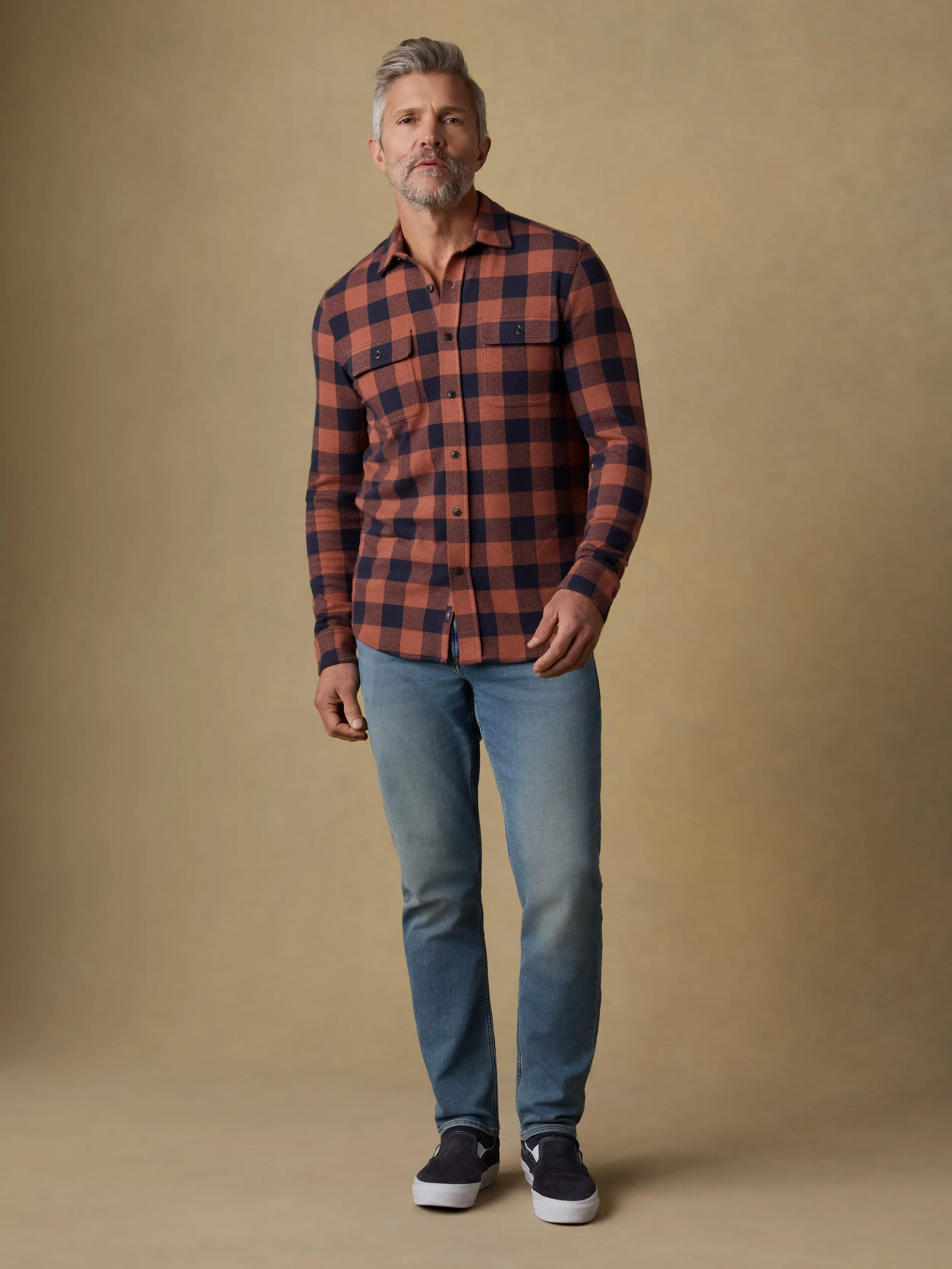 Legend™ Sweater Shirt - Sedona Twilight Buffalo sold by Faherty product image thumbnail 2