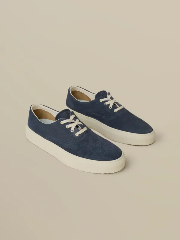Faherty X Opie Way Deck Sneaker - Spellbound made by Faherty