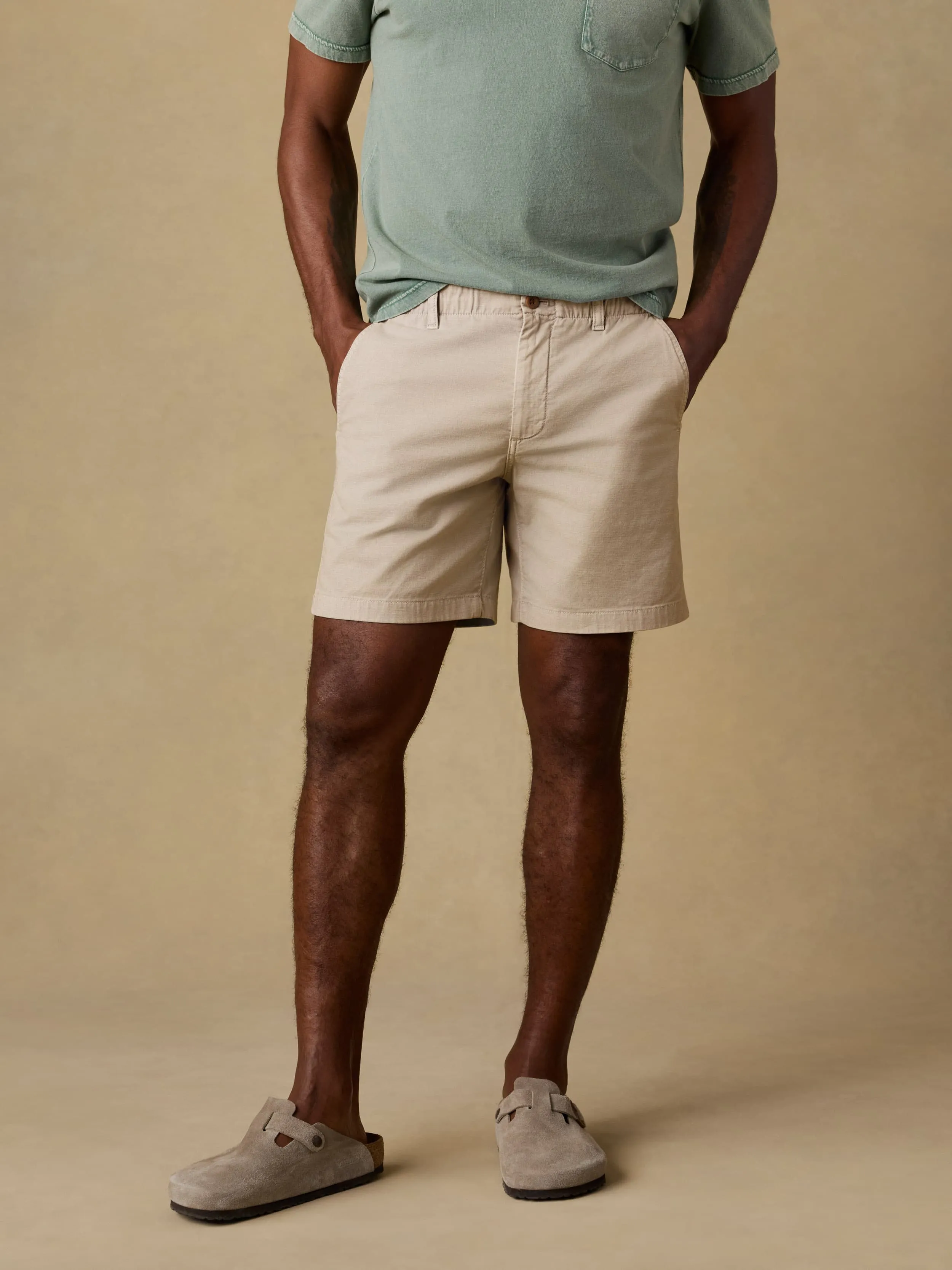 Reserve Chino Short - Stone sold by Faherty product image thumbnail 2
