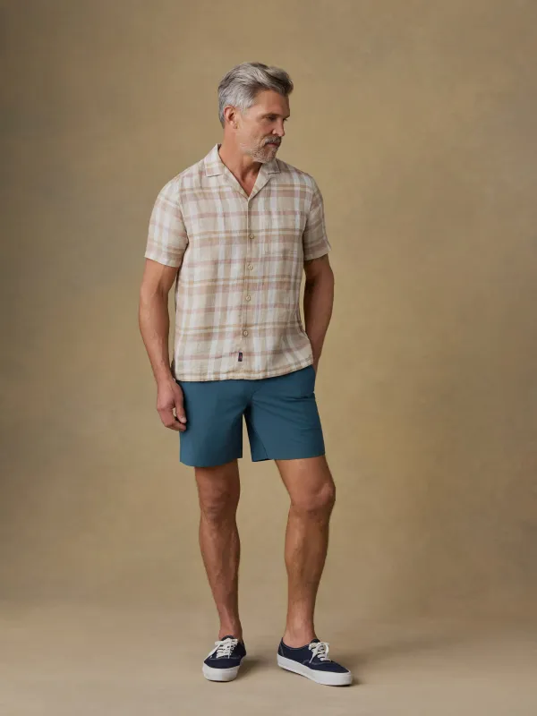 All Day™ Short (7") - Dark Teal made by Faherty