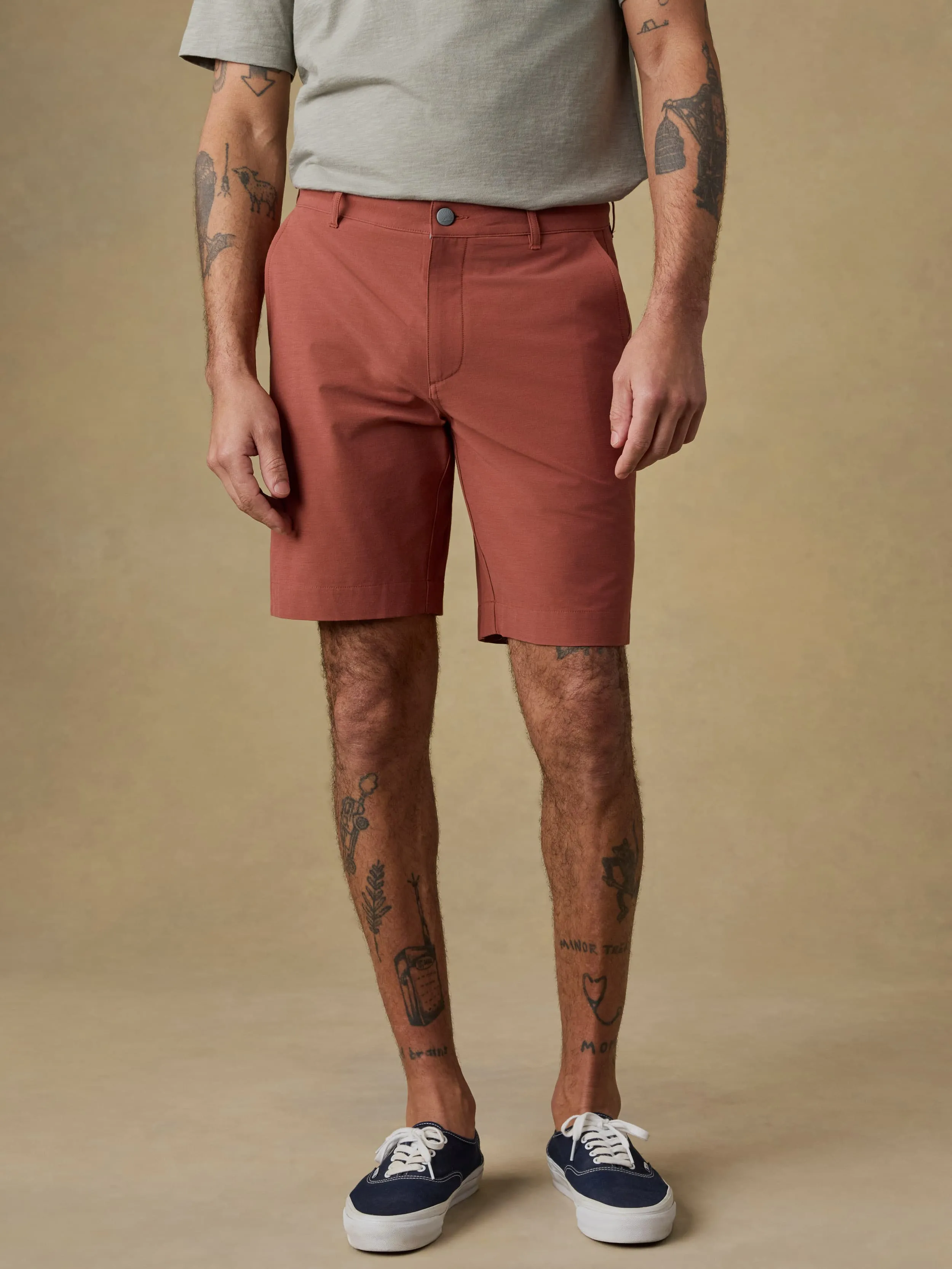 All Day™ Short (9") - Redwood sold by Faherty