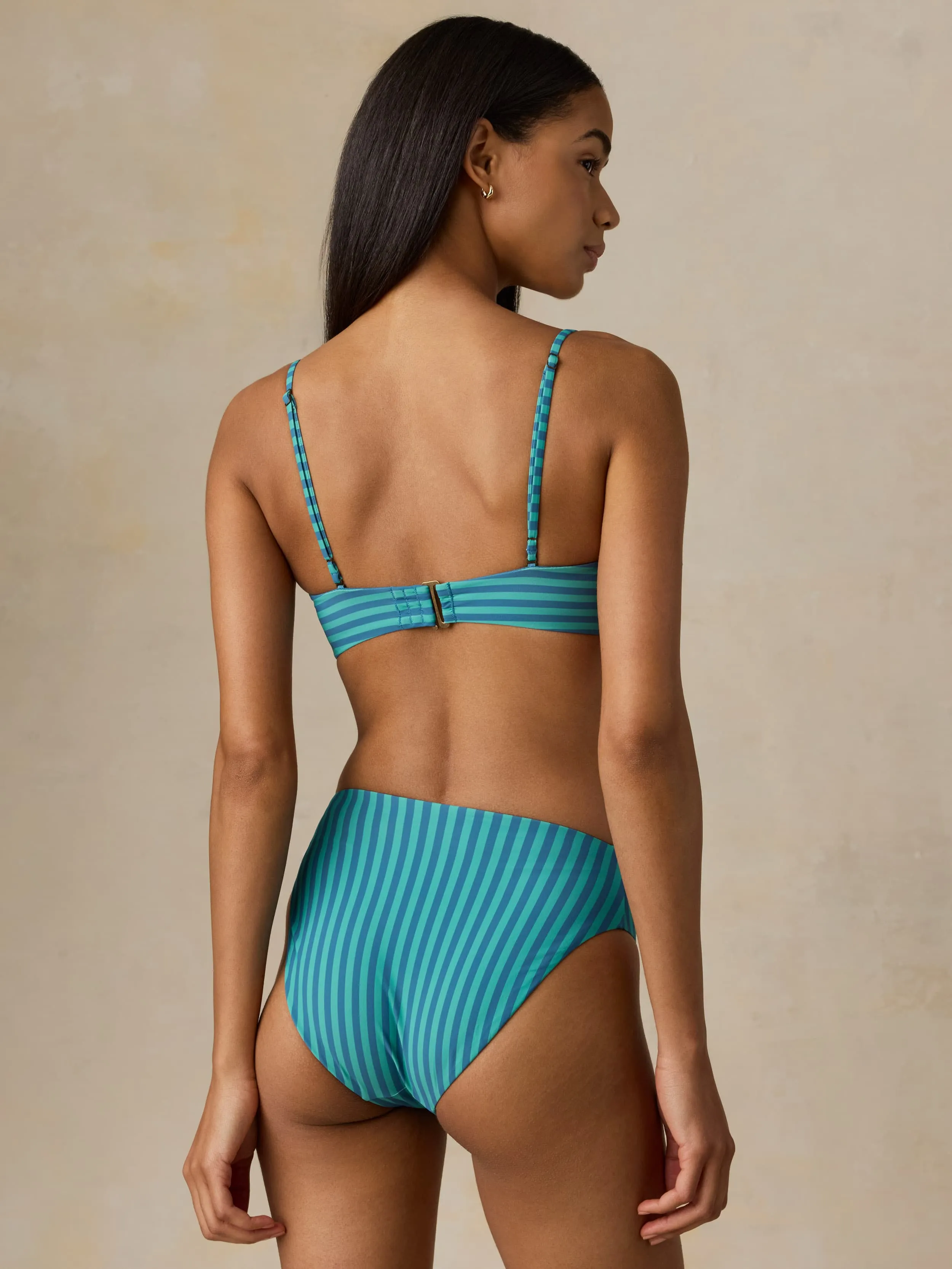 Riptide Top - Sea Blue Stripe sold by Faherty product image thumbnail 3