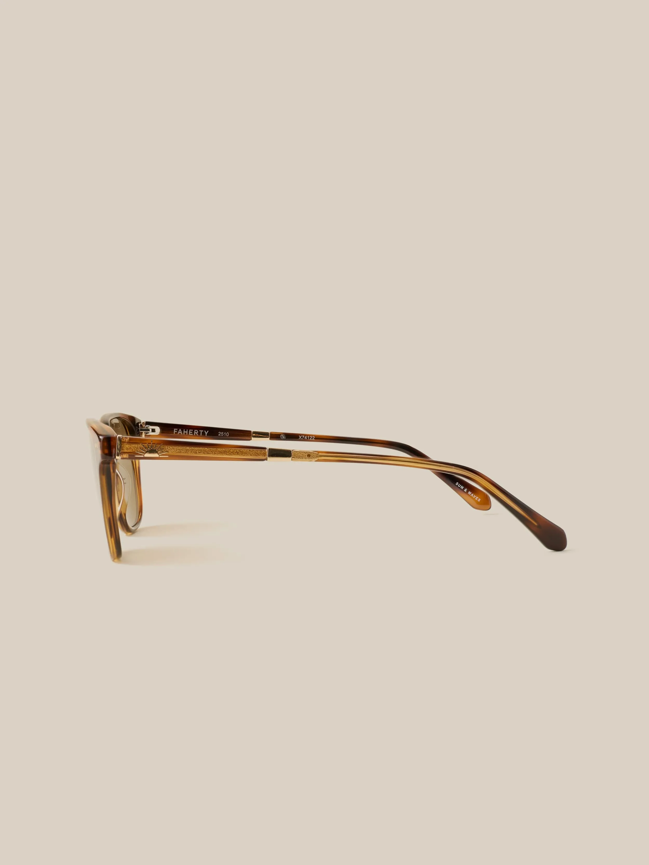 Lido Sunglasses - Chestnut sold by Faherty product image thumbnail 2