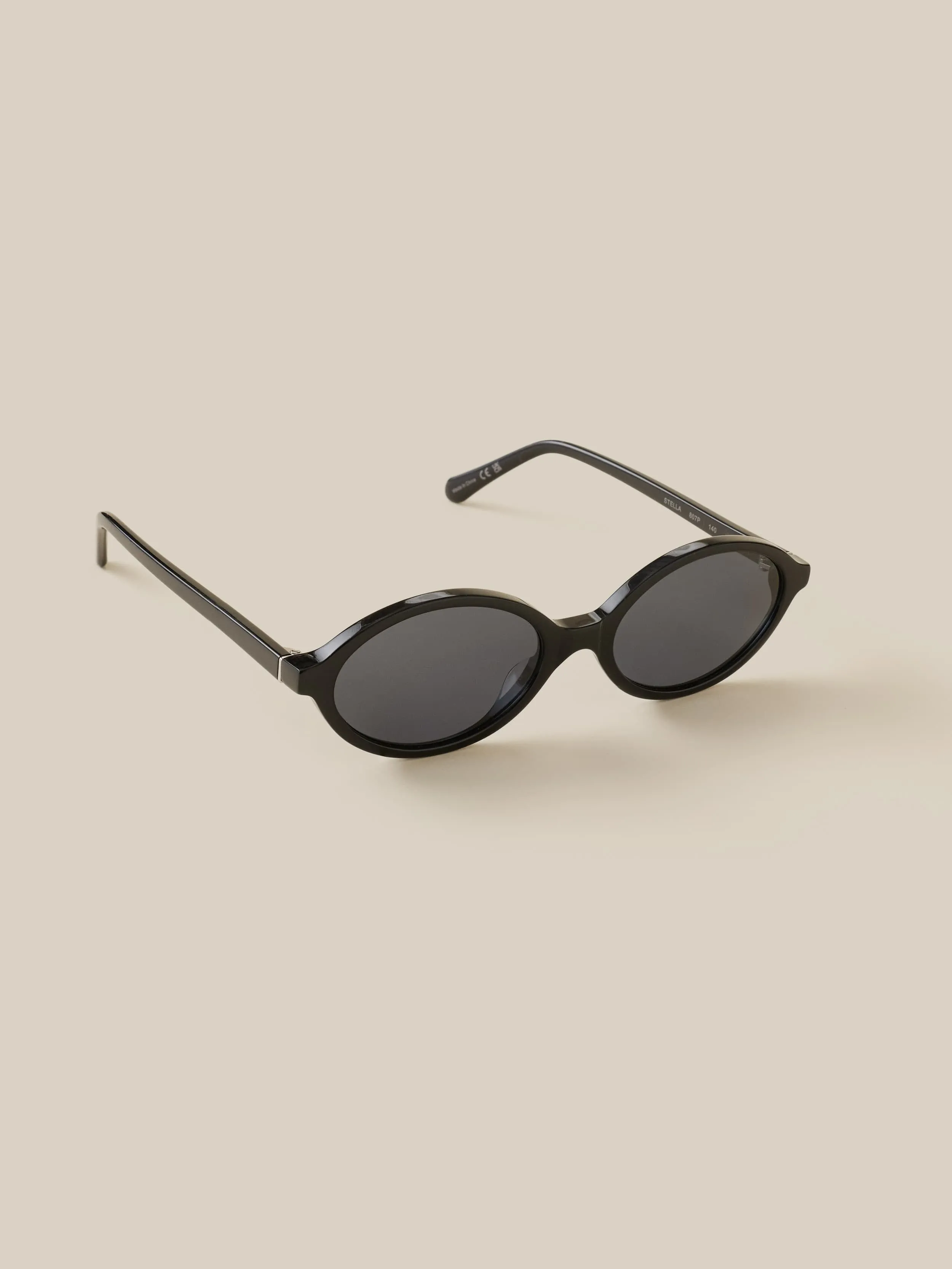 Stella Sunglasses - Black sold by Faherty