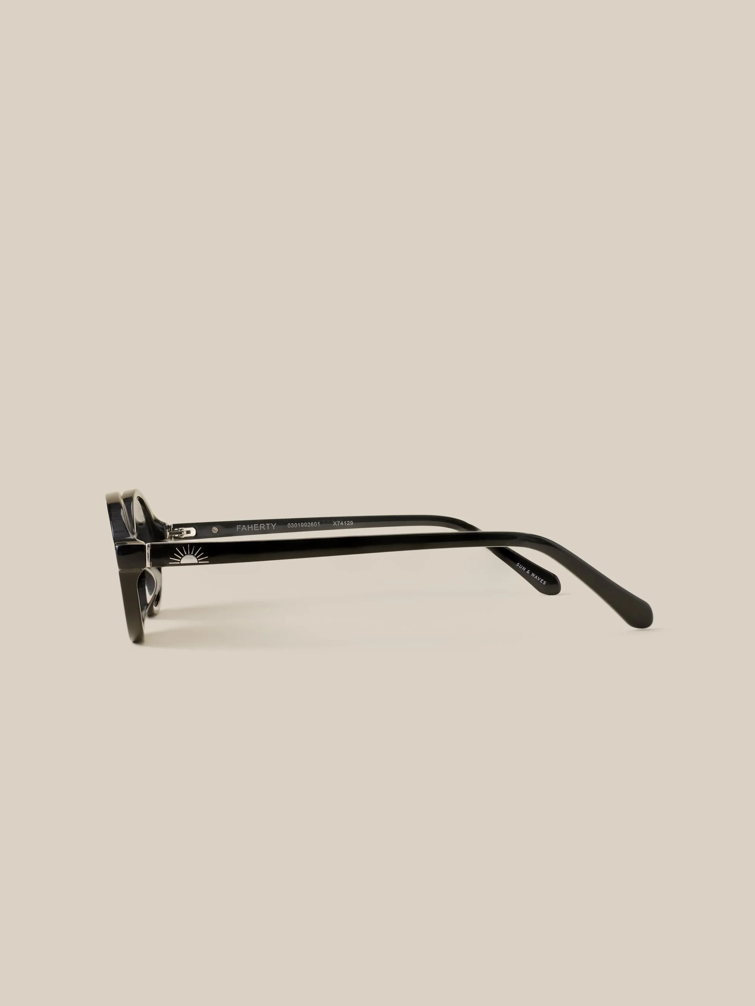 Stella Sunglasses - Black sold by Faherty product image thumbnail 2