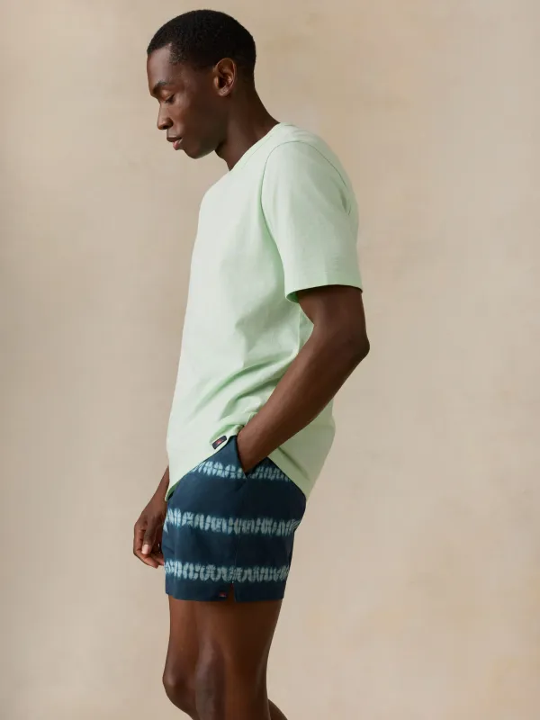 Shorelite Trunk (5") - Blue Ravine Tie Dye made by Faherty