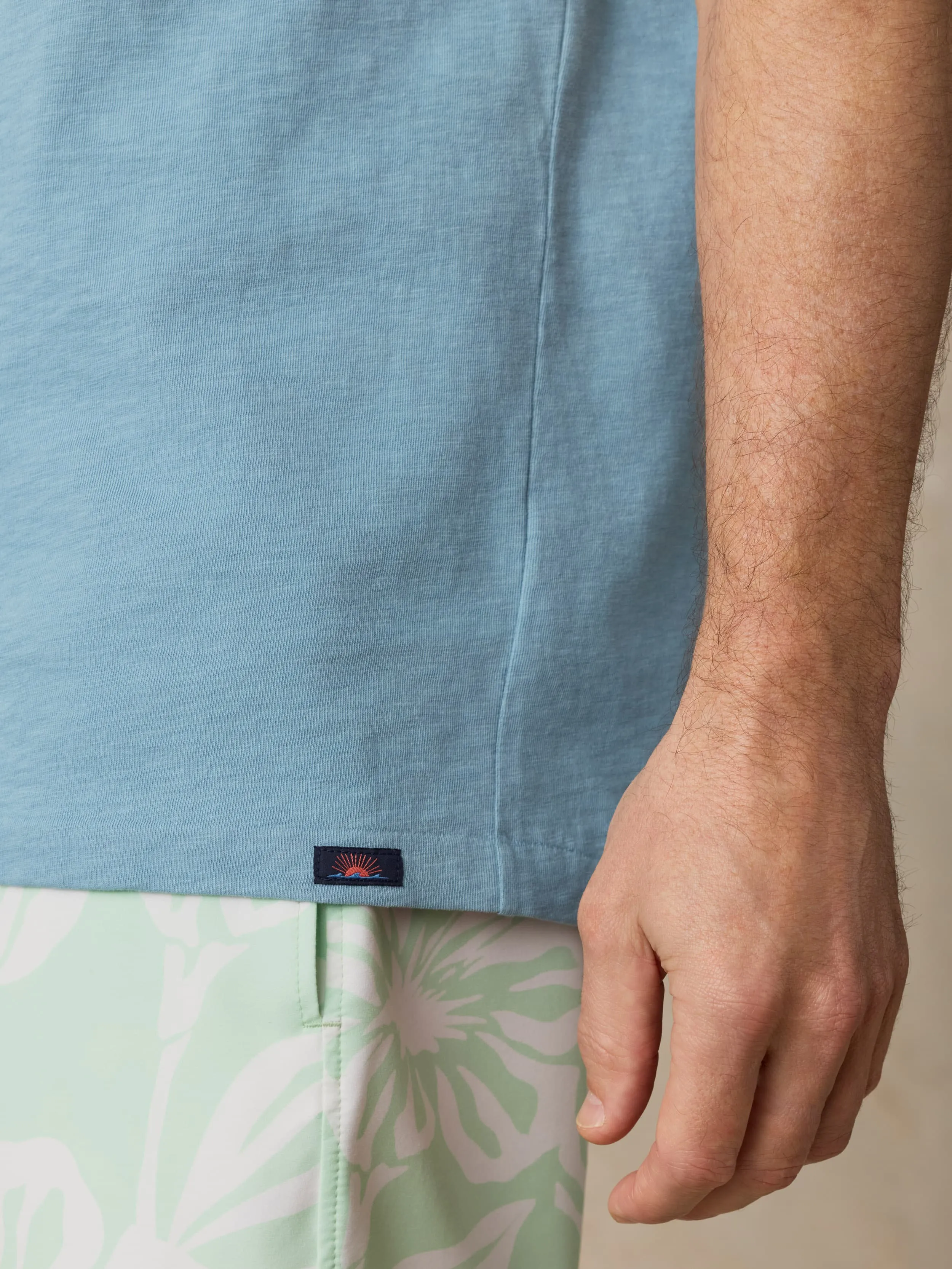 Sunwashed Regenerative Graphic Tee - Stormy Lake sold by Faherty product image thumbnail 5