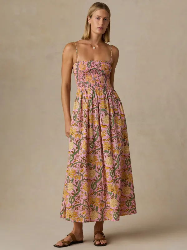 Voile Lucia Dress - Blossom Serenade made by Faherty