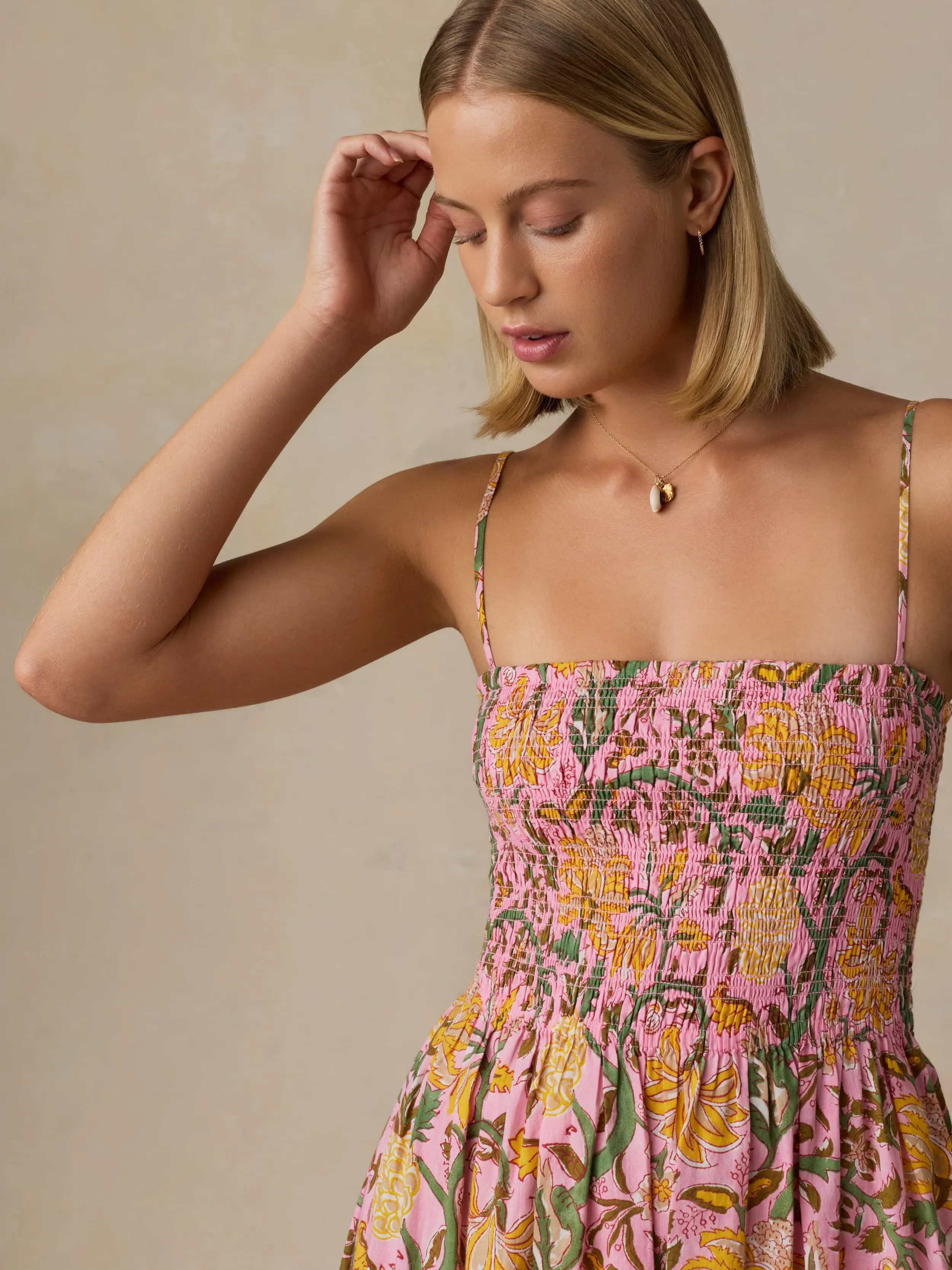 Voile Lucia Dress - Blossom Serenade sold by Faherty product image thumbnail 3